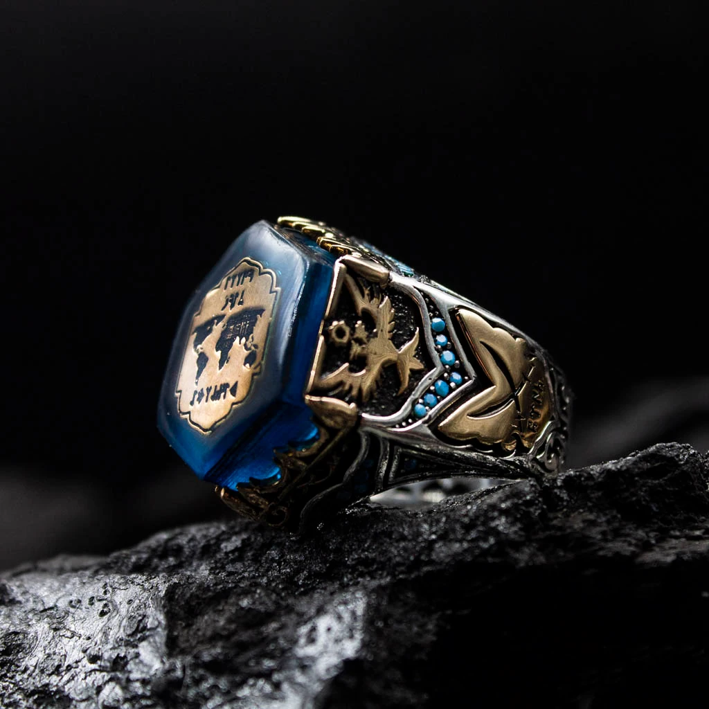 925 Ayar Miras Gümüş Erkek Yüzük