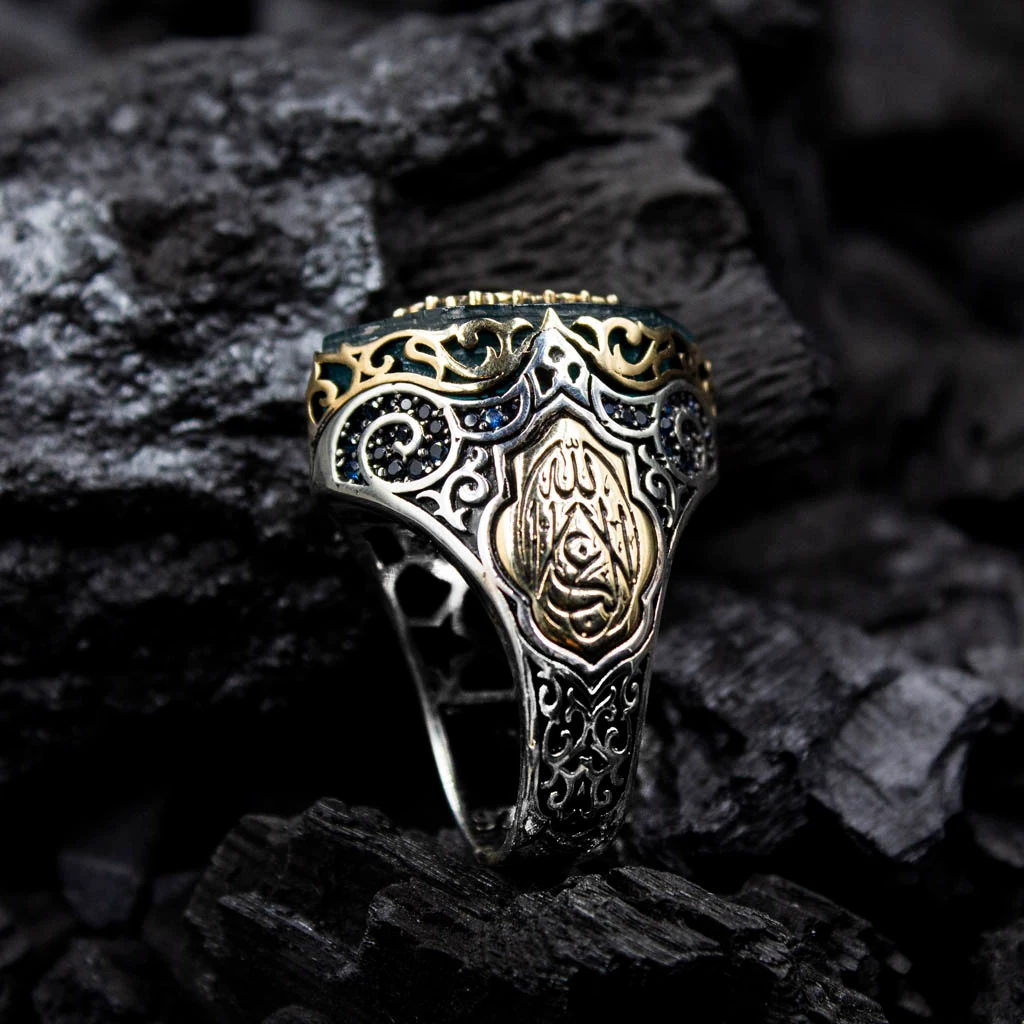 925 Ayar Tumturak Gümüş Erkek Yüzük