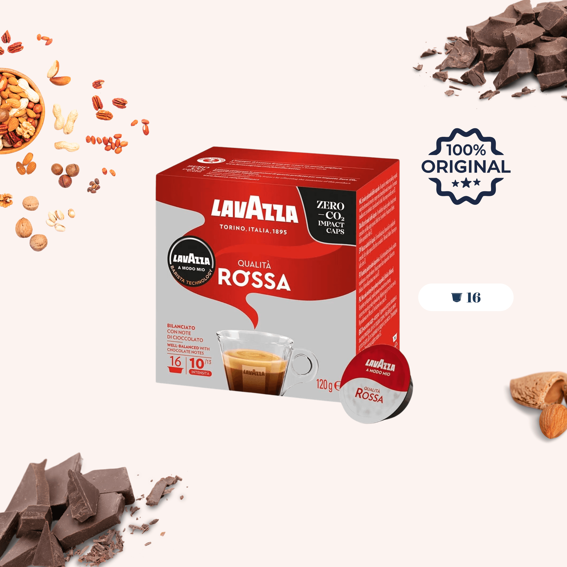 LAVAZZA A Modo Mio Qualita Rossa Kapsül Kahve 16 Adet