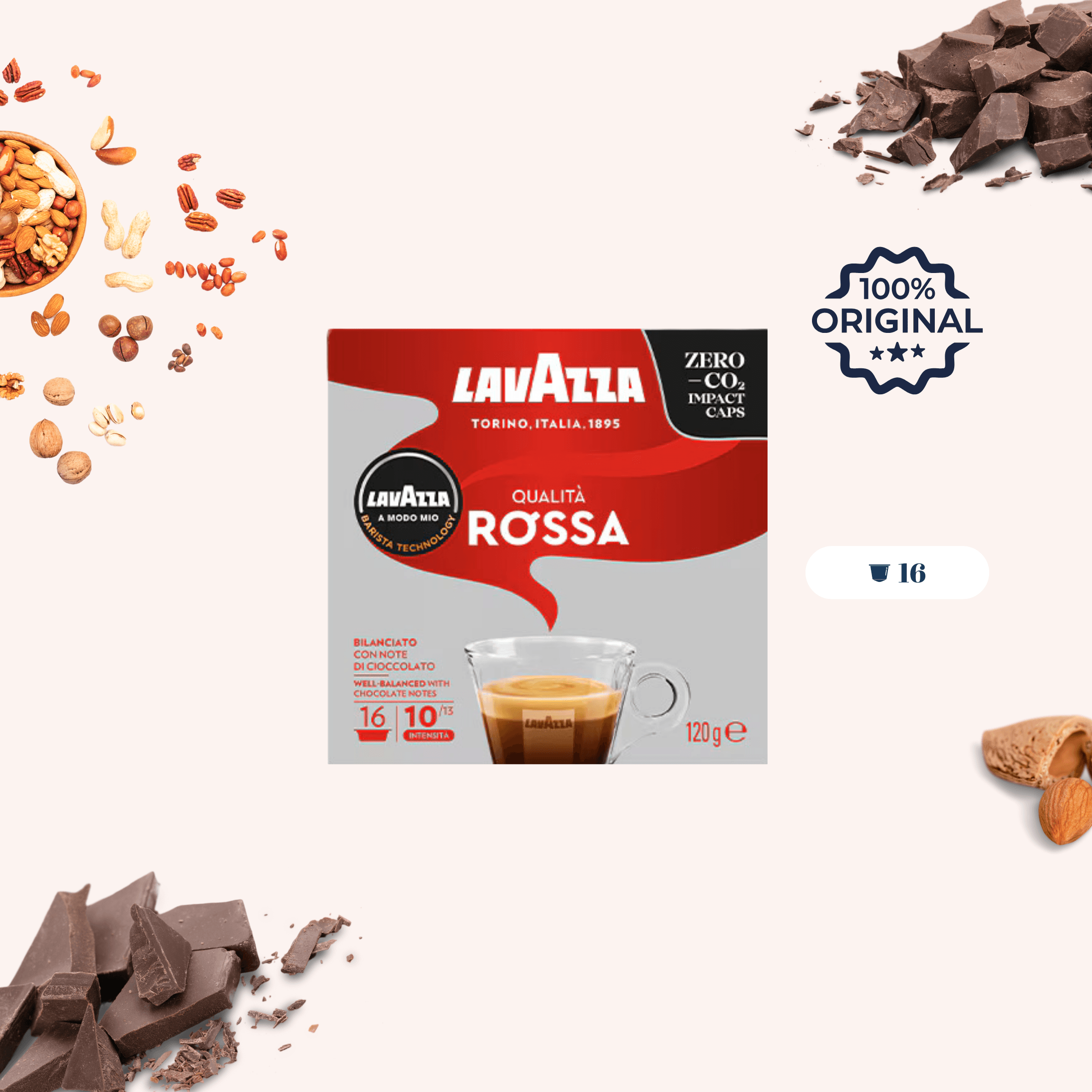 LAVAZZA Qualita Rossa Kapsül Kahve 16 Adet