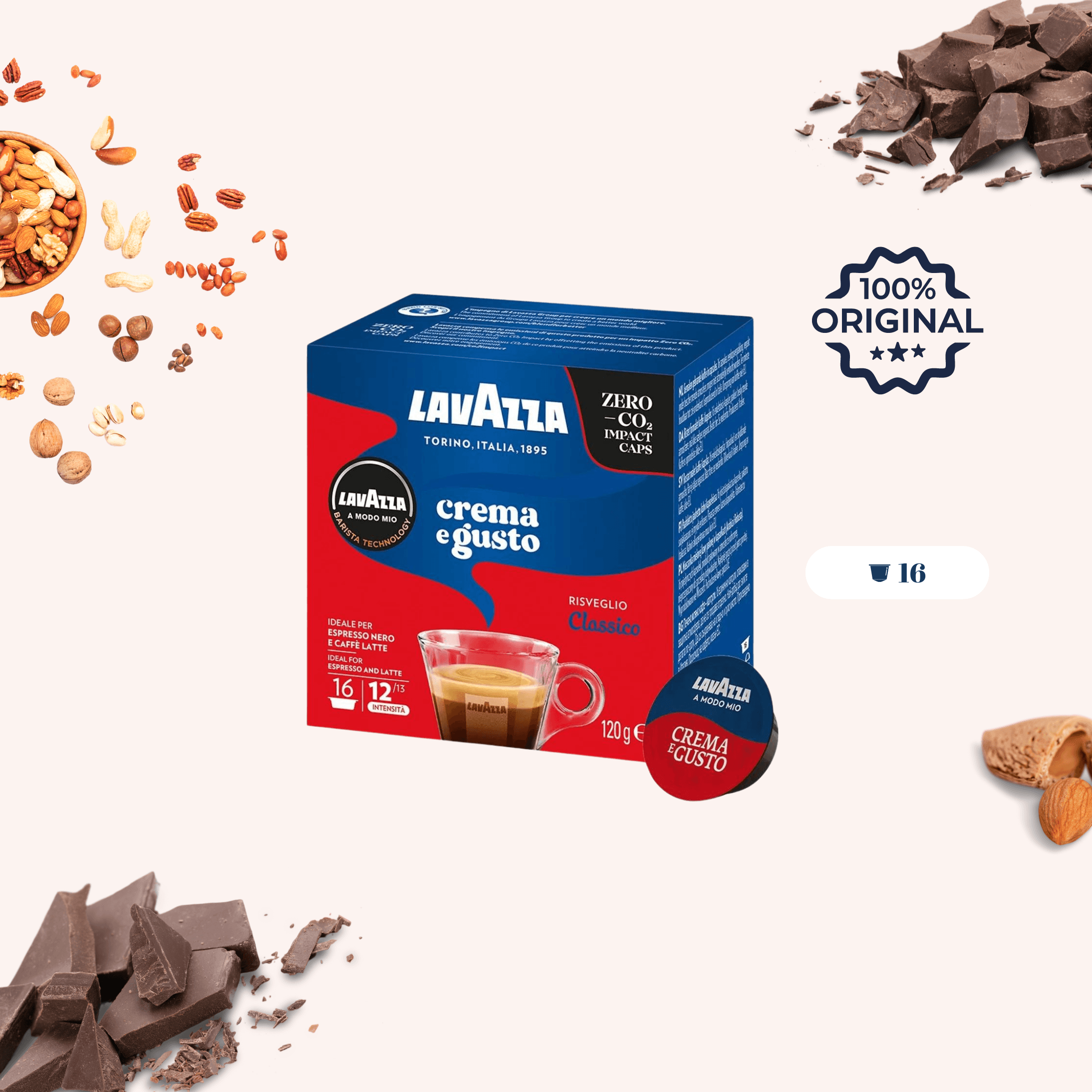 LAVAZZA A Modo Mio Crema E Gusto Kapsül Kahve 16 Adet