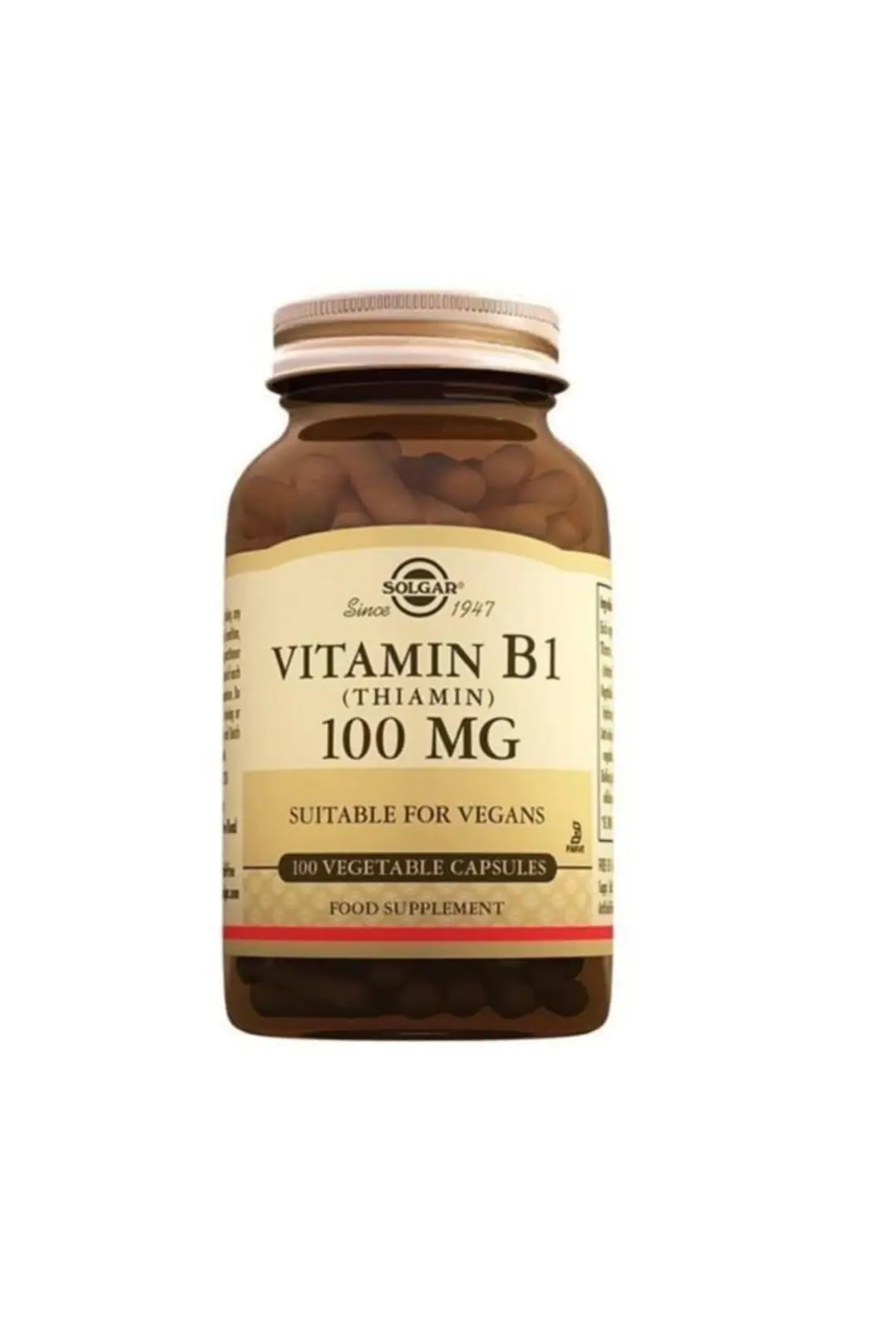 Vitamin B1 Thiamin 100 Mg 100 Kapsül