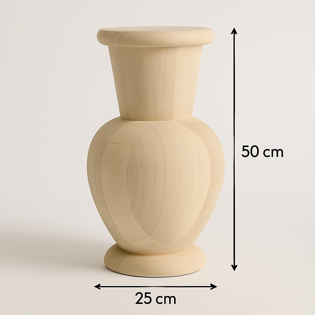 Ahşap Vazo (25cm x 50cm)