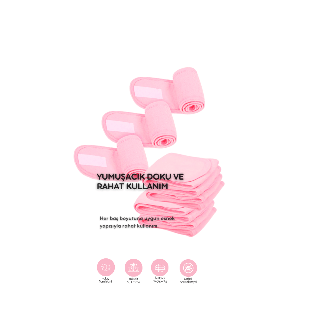 MagGlow %100 Pamuk Saç / Makyaj Bandı
