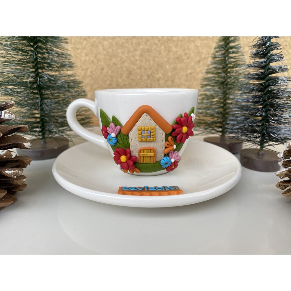 Spring home türk kahvesi fincanı ( isim değişikiği için not bırakınız)