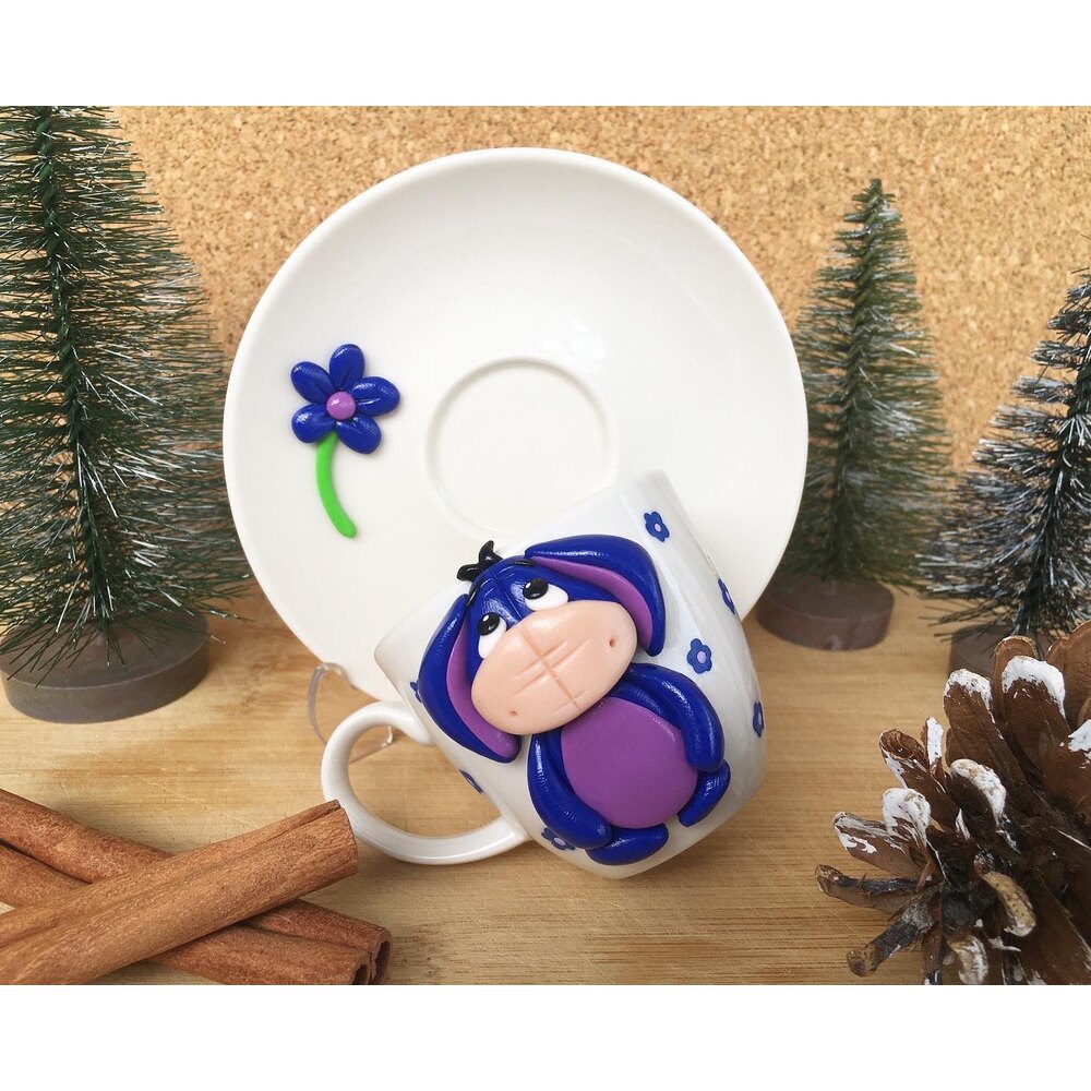 tigger-eeyore 2’li türk kahvesi fincanı