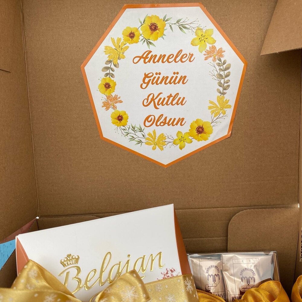 Dünyanın en iyi annesine-mocha çift fincan gift box