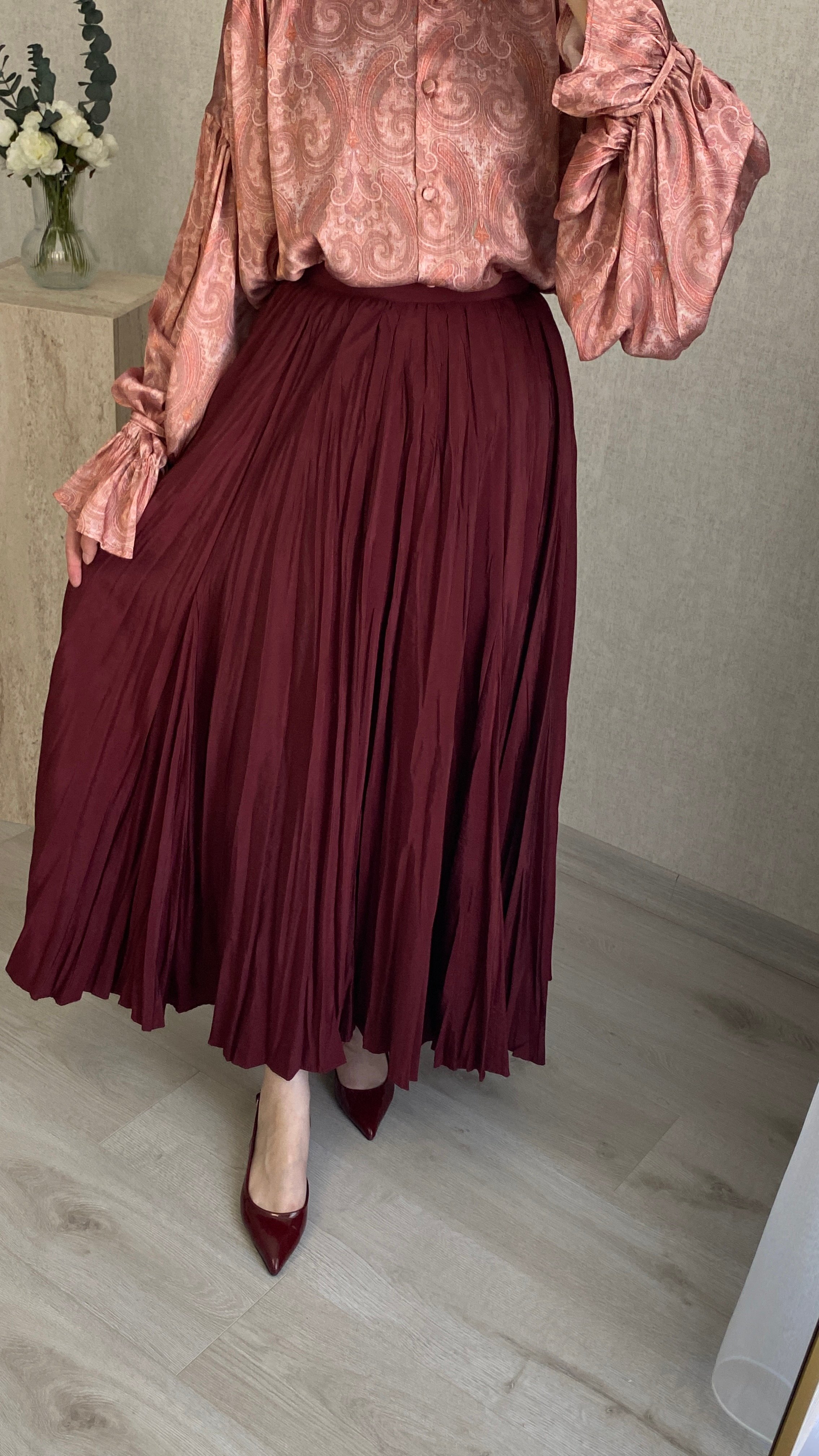 Kraş Etek Bordo