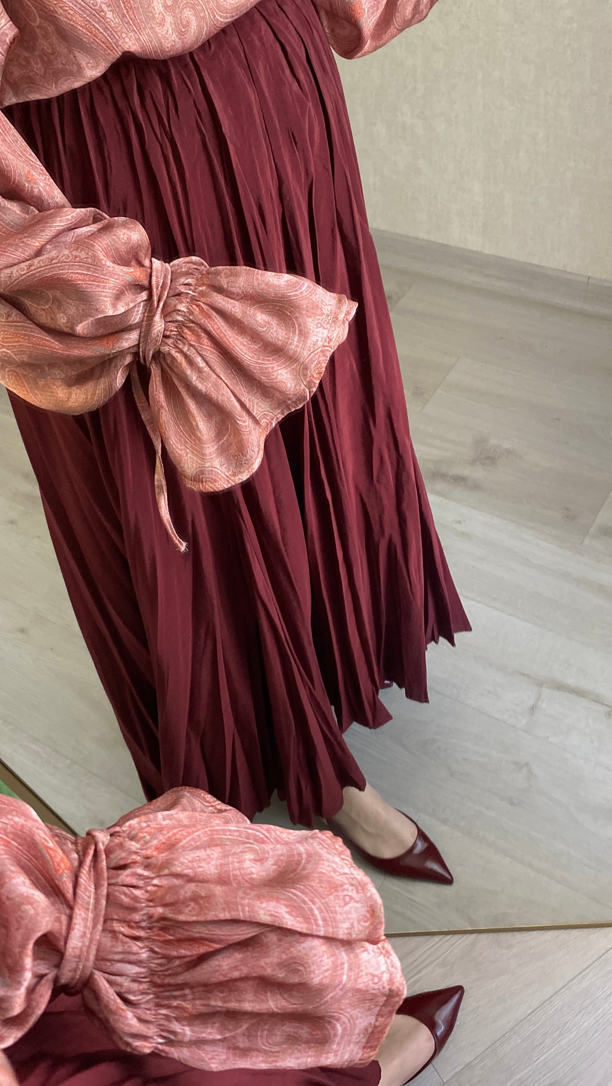 Kraş Etek Bordo