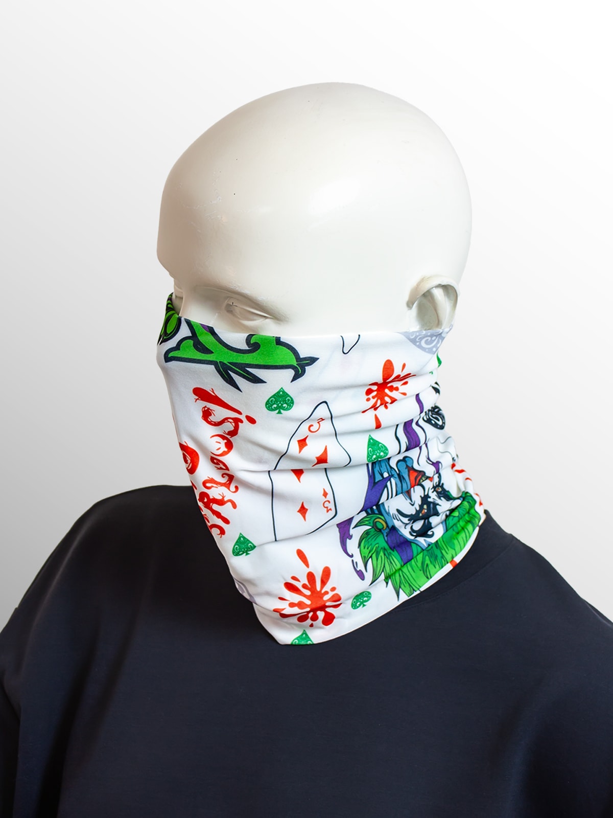 Joker Boyunluk Bandana Maske