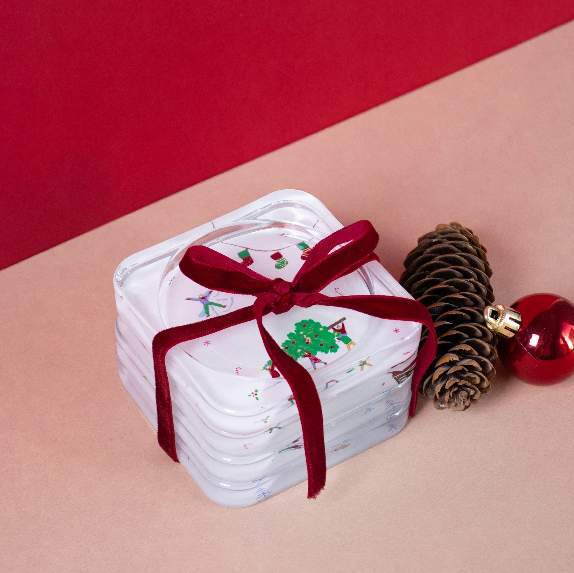 Day Off Club Winter Bardak Altlığı