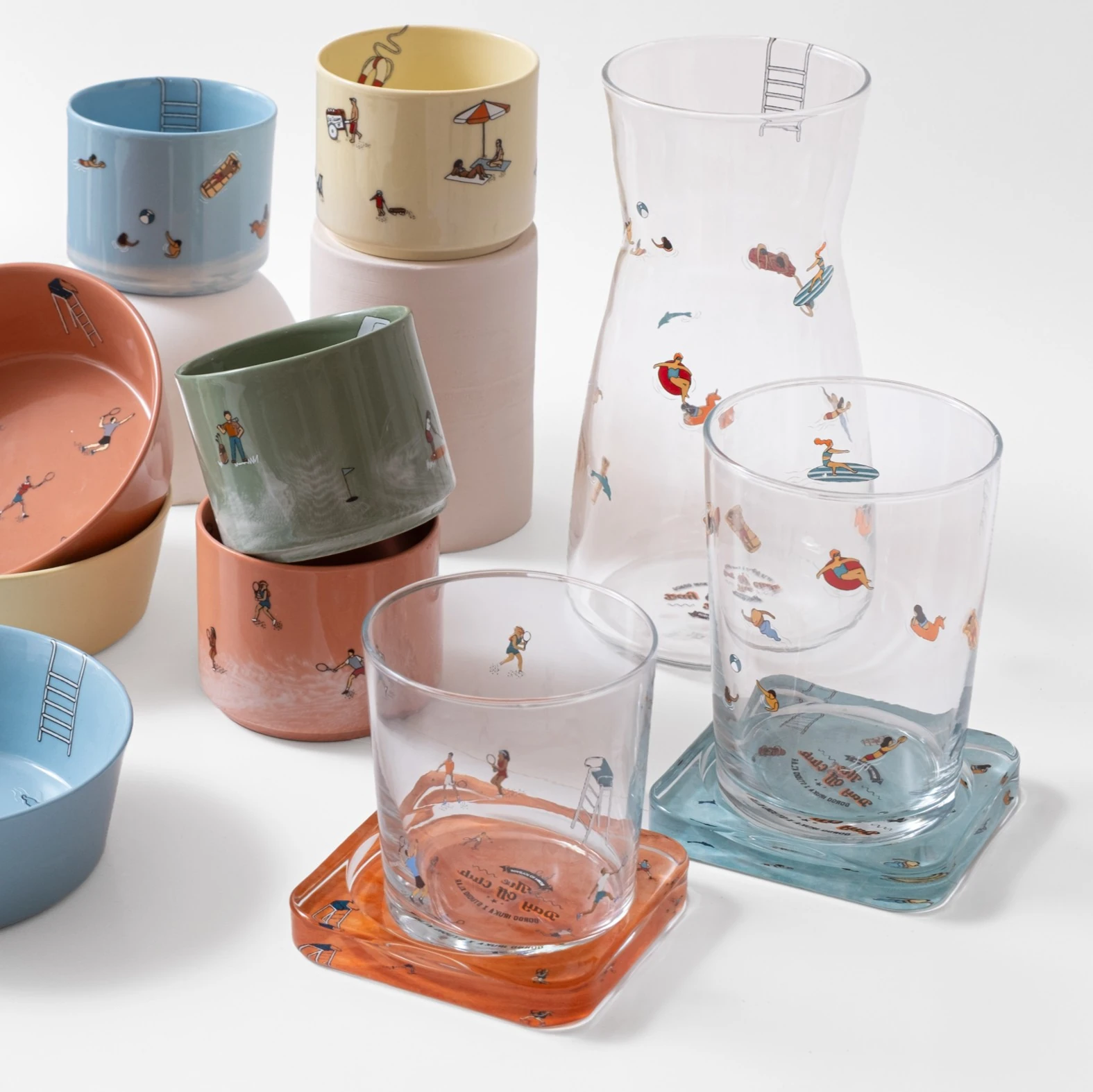 Day Off Club Küçük Cam Bardak 4'lü