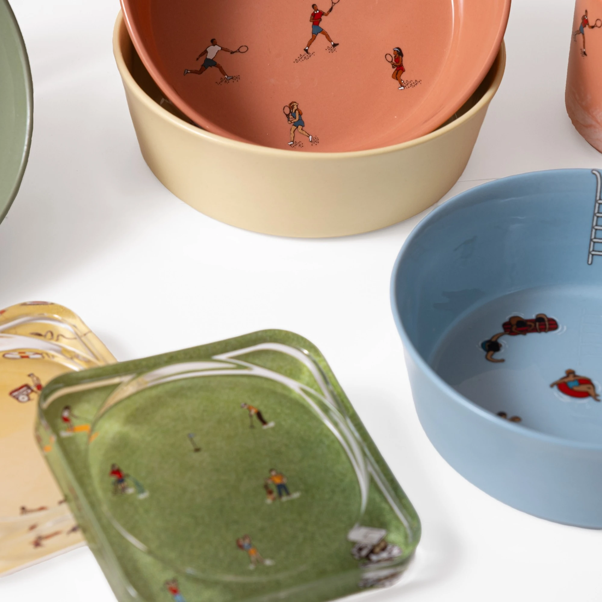 Day Off Club 4'lü Bardak Altlığı