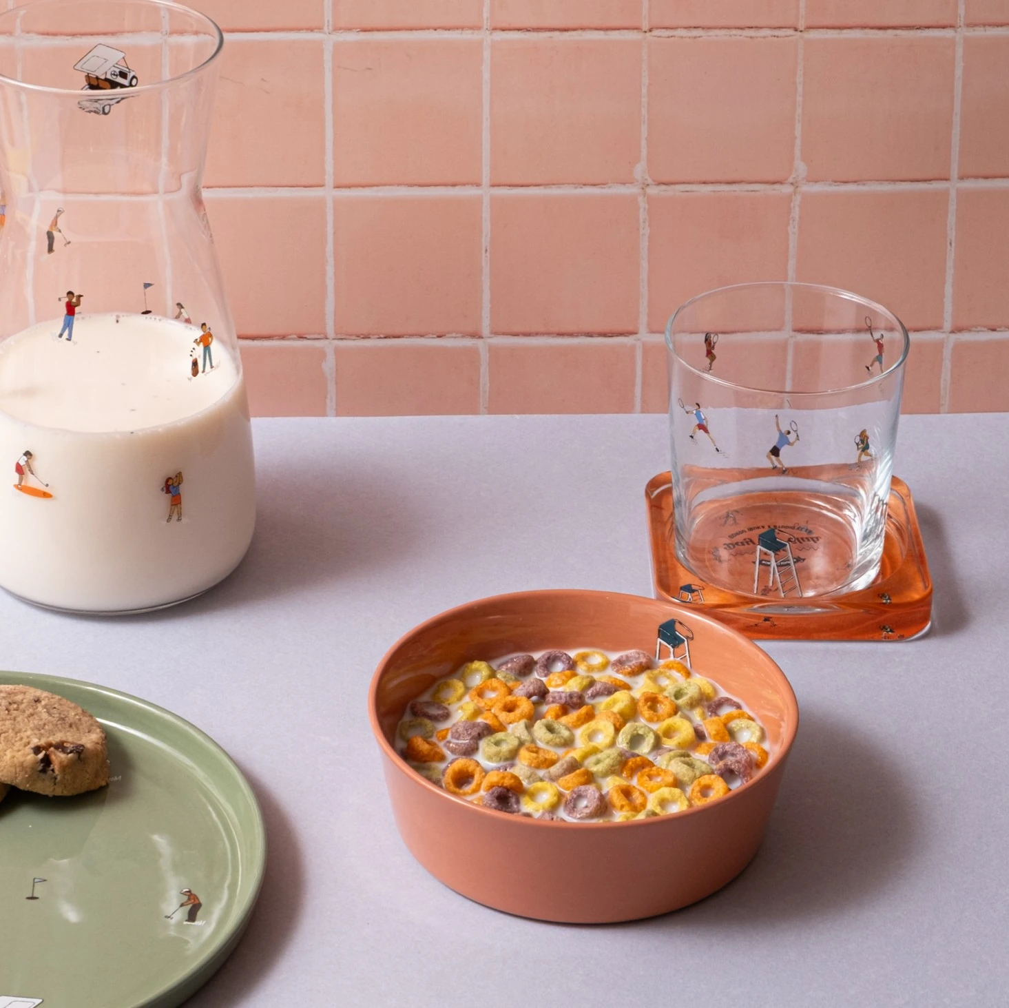 Day Off Club Küçük Cam Bardak 4'lü