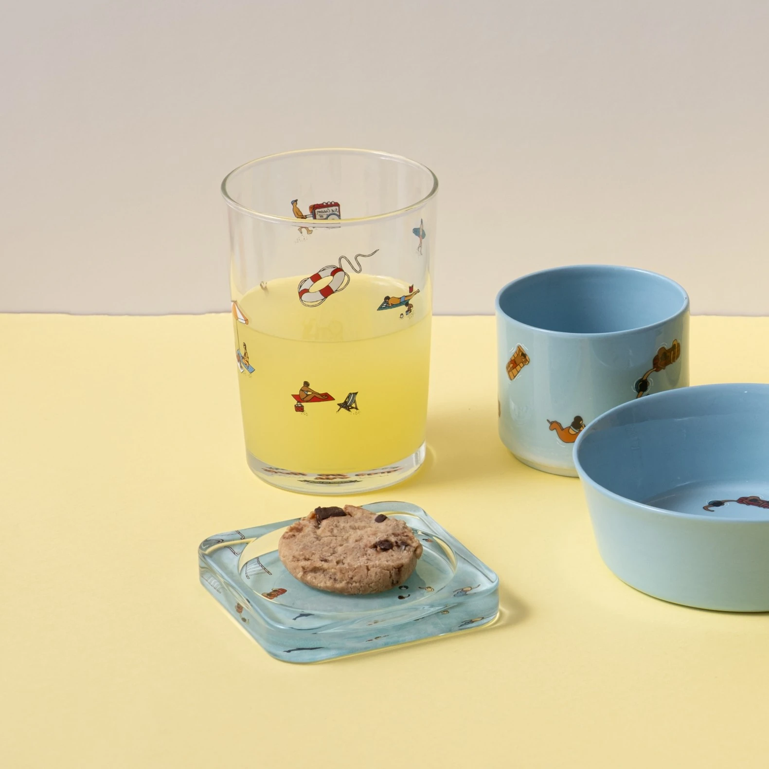 Day Off Club 4'lü Bardak Altlığı