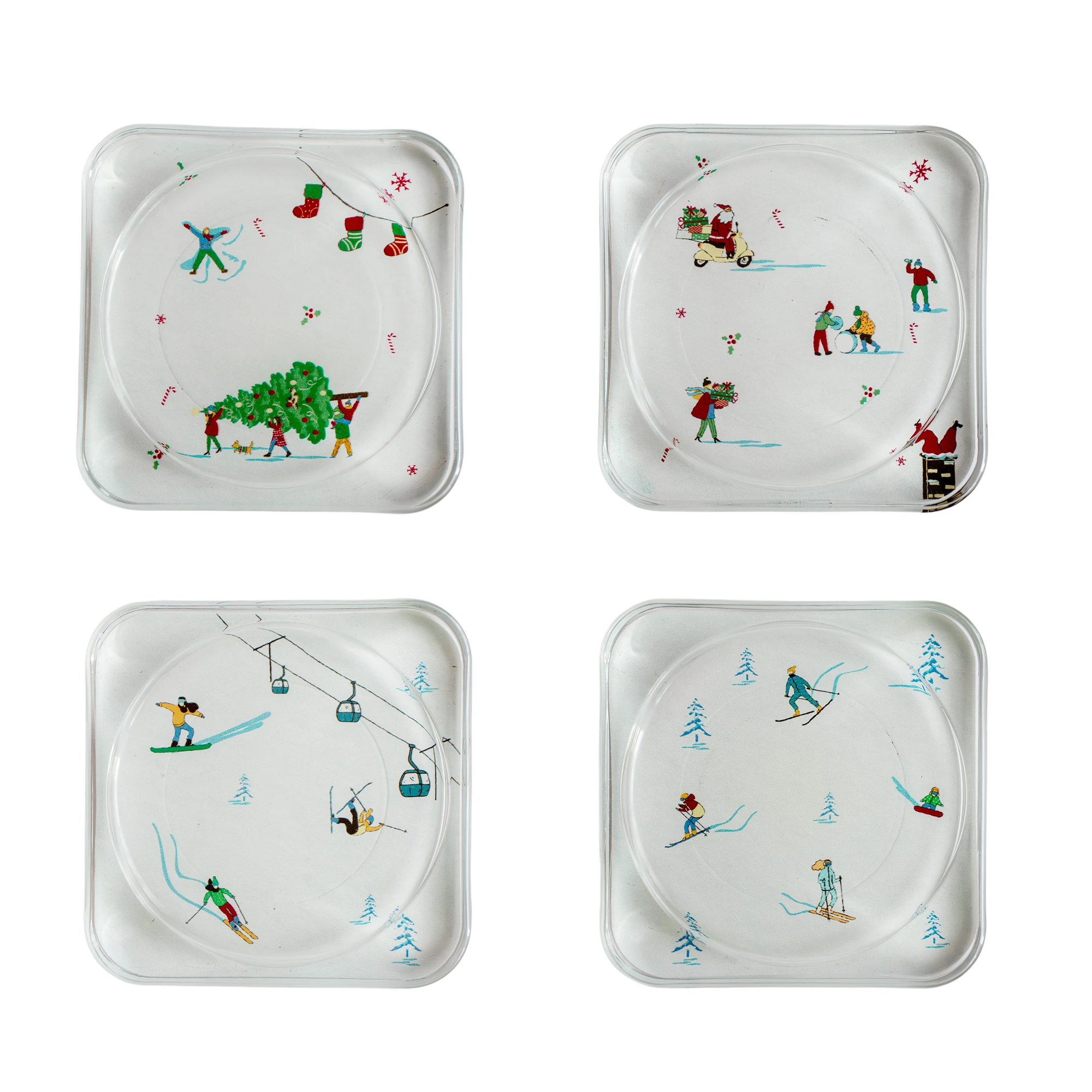 Day Off Club Winter Bardak Altlığı