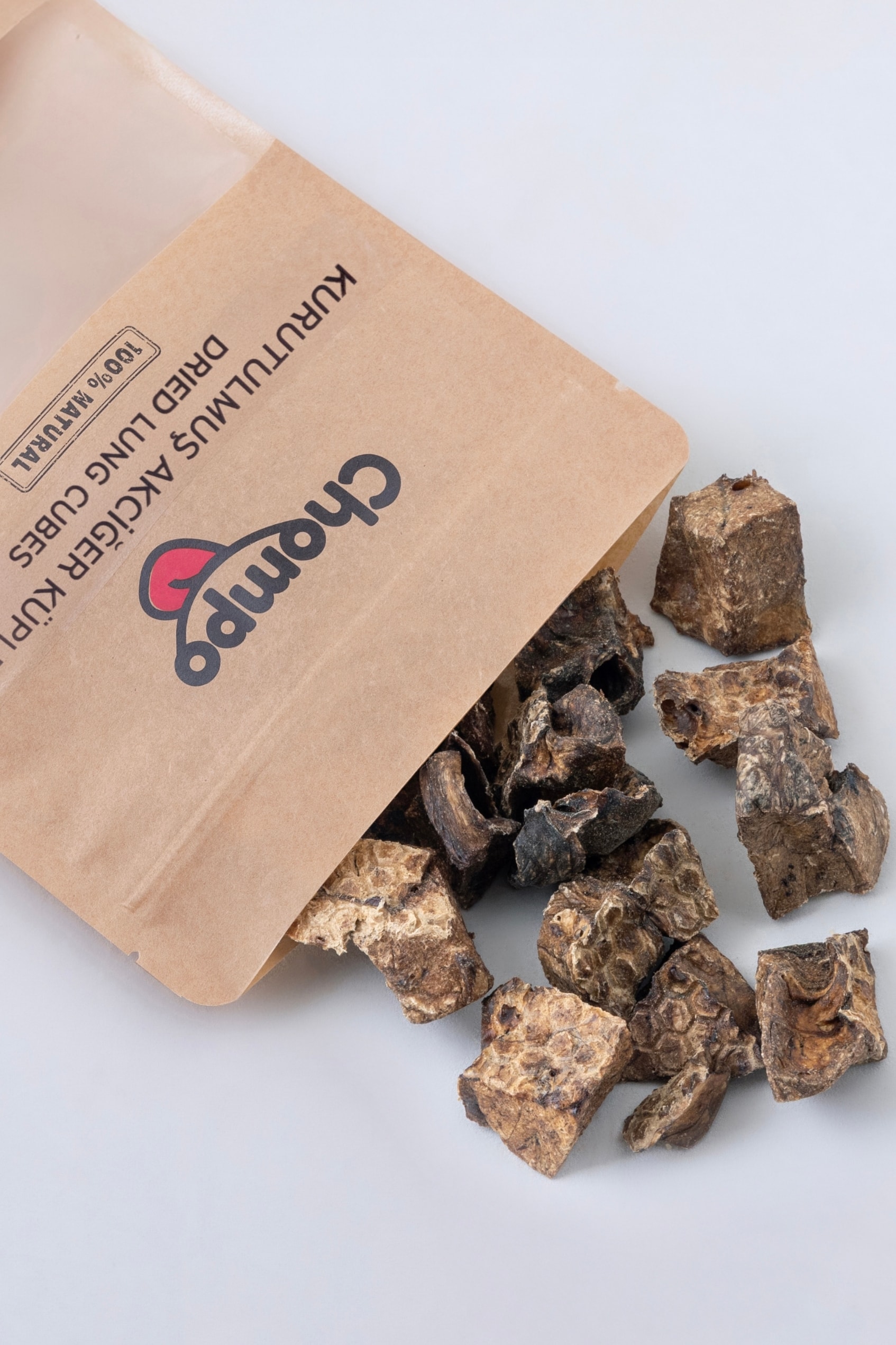 100% Ciğer Küpleri Katkısız Köpek Ödülü 100 Gr