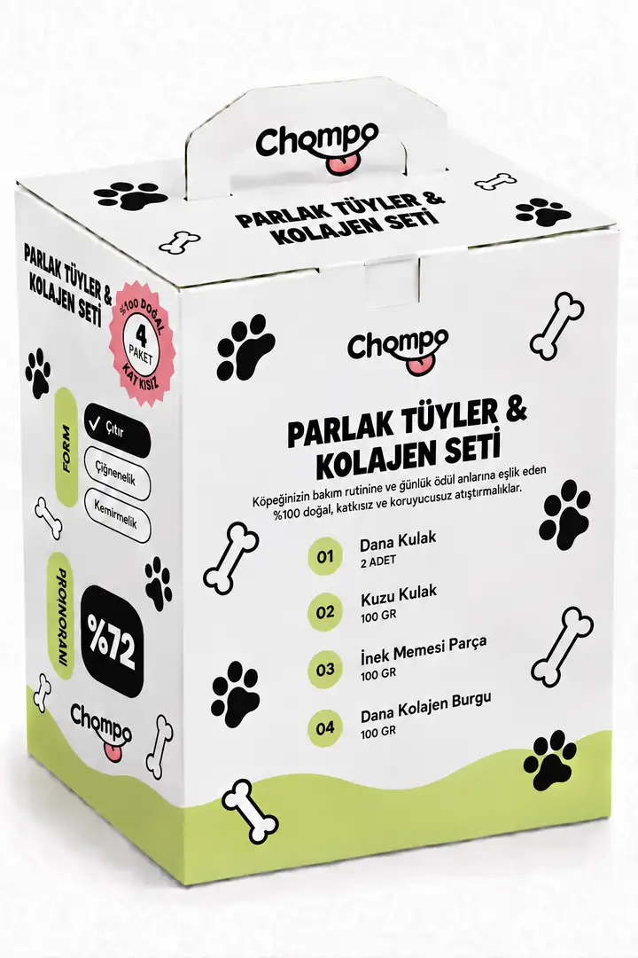 Parlak Tüyler & Kolajen 4'lü Seti