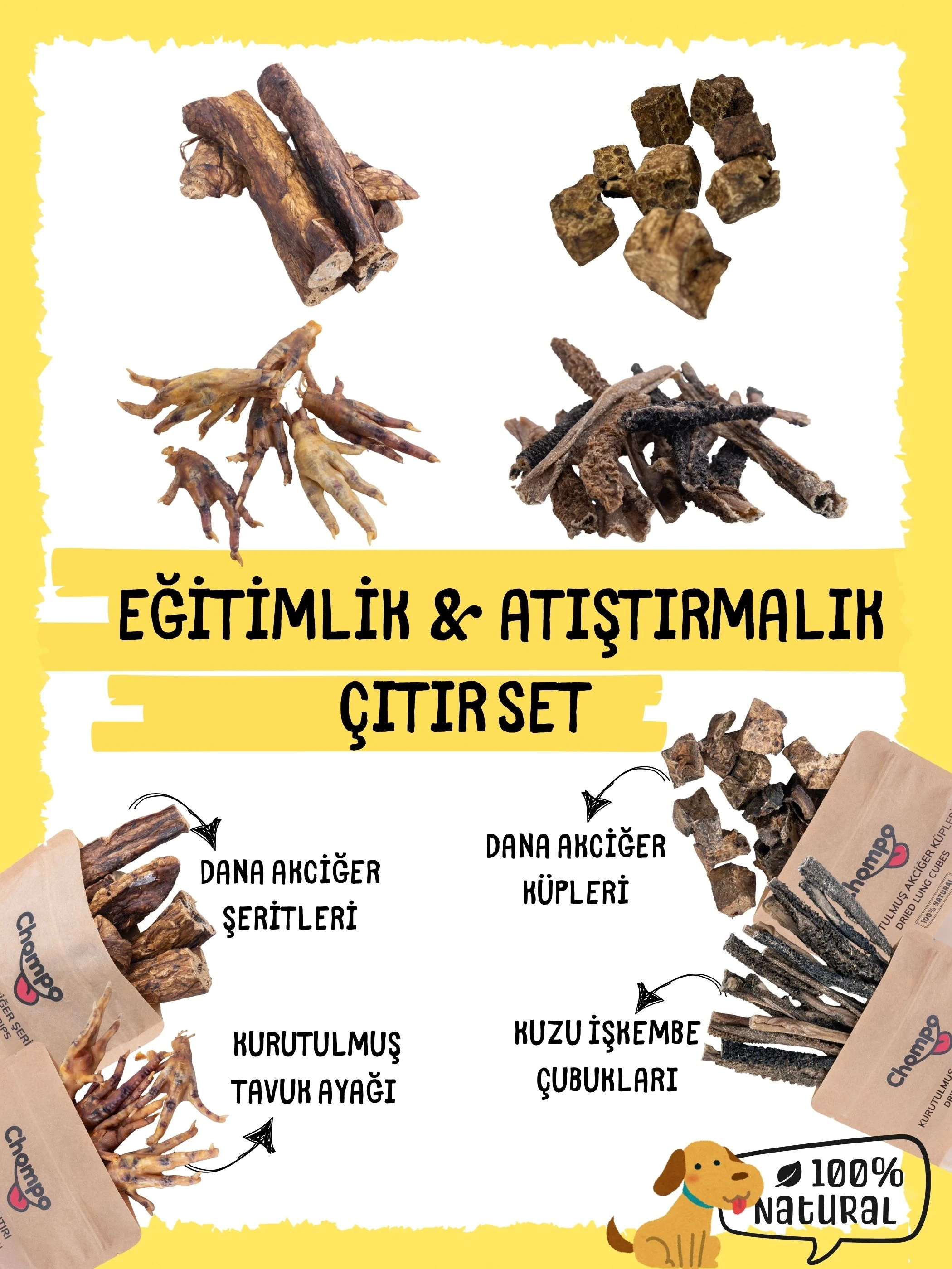 Eğitimlik & Atıştırmalık Çıtır Set