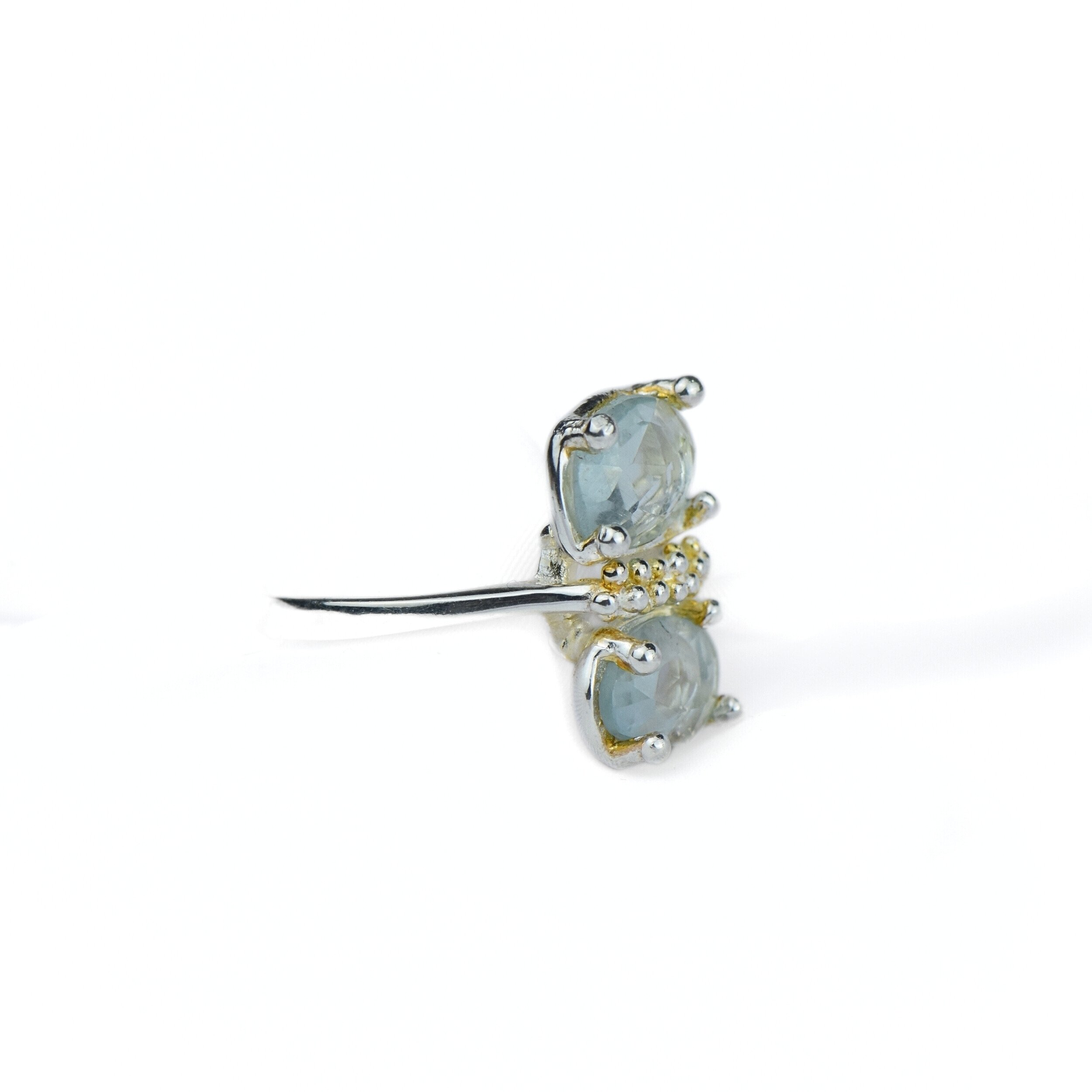 AquaMarine Taşlı Gümüş Yüzük 