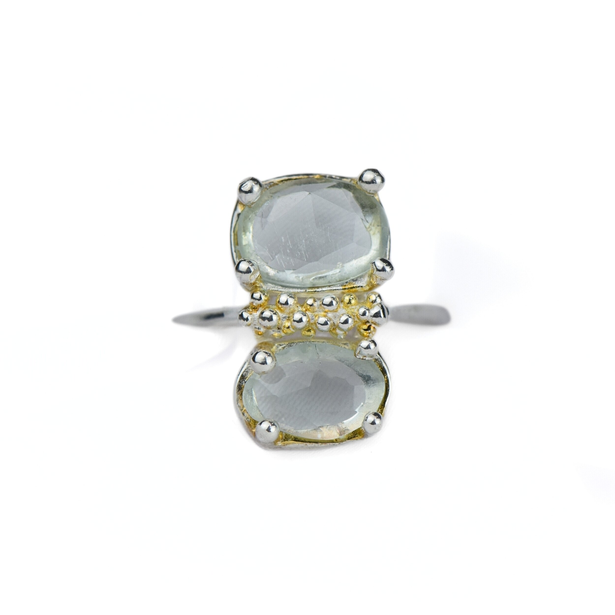 AquaMarine Taşlı Gümüş Yüzük 