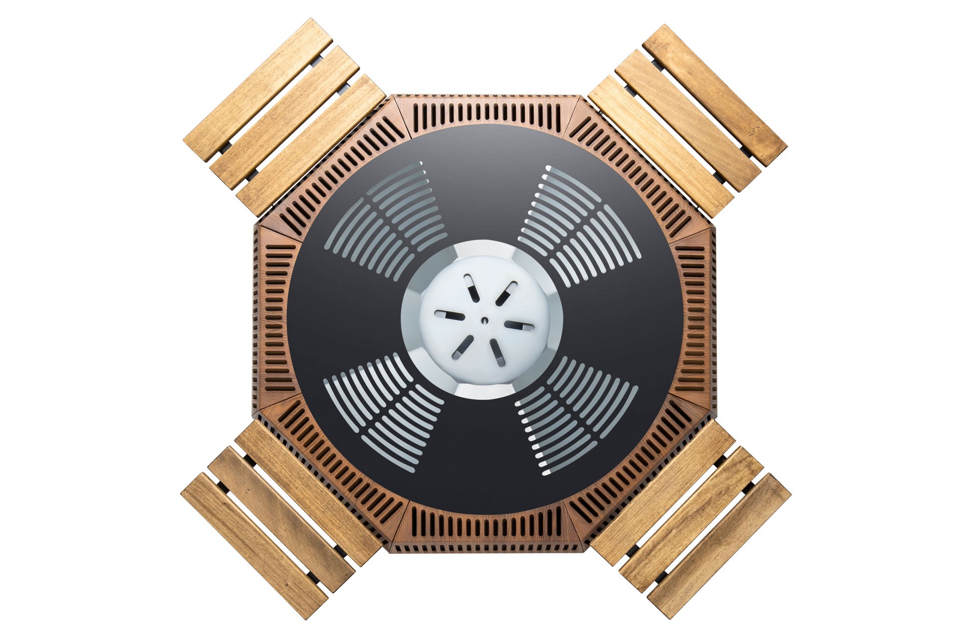 Cheffi Wox L Wooden Metal Ateş Çukuru