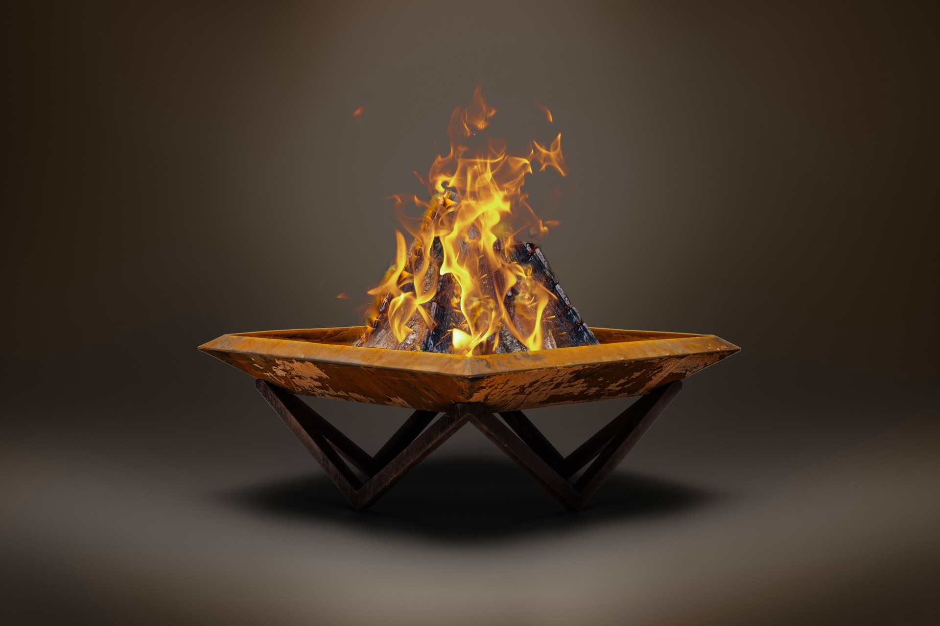 Cheffi Firesheet Corten Ateş Çukuru