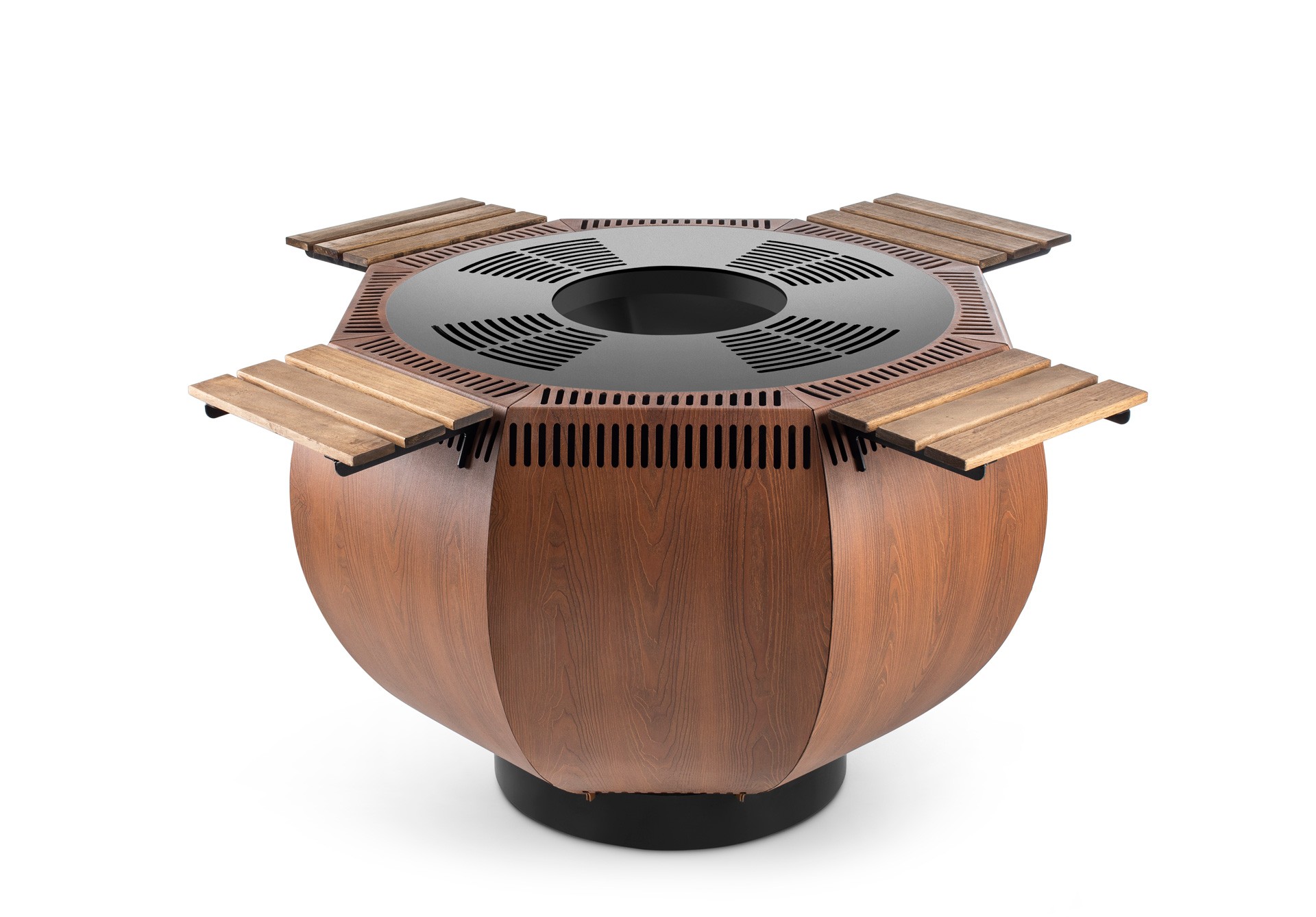 Cheffi Wox L Wooden Metal Ateş Çukuru