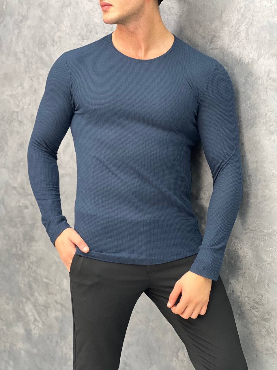 Slim Fit İtalyan Kesim Pamuk Örme  Sweat