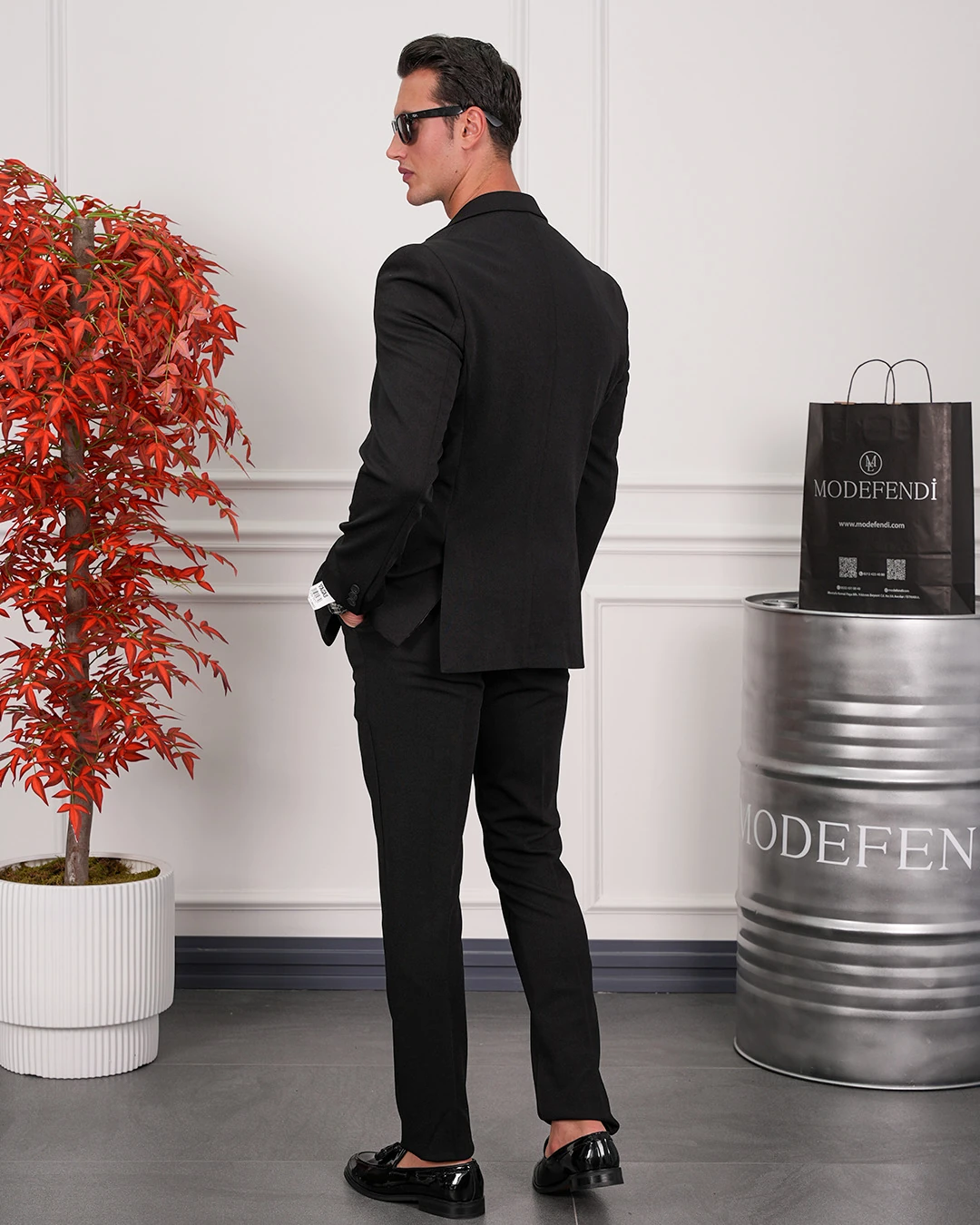 Petek Örme Pamuk Likra Takım Elbise