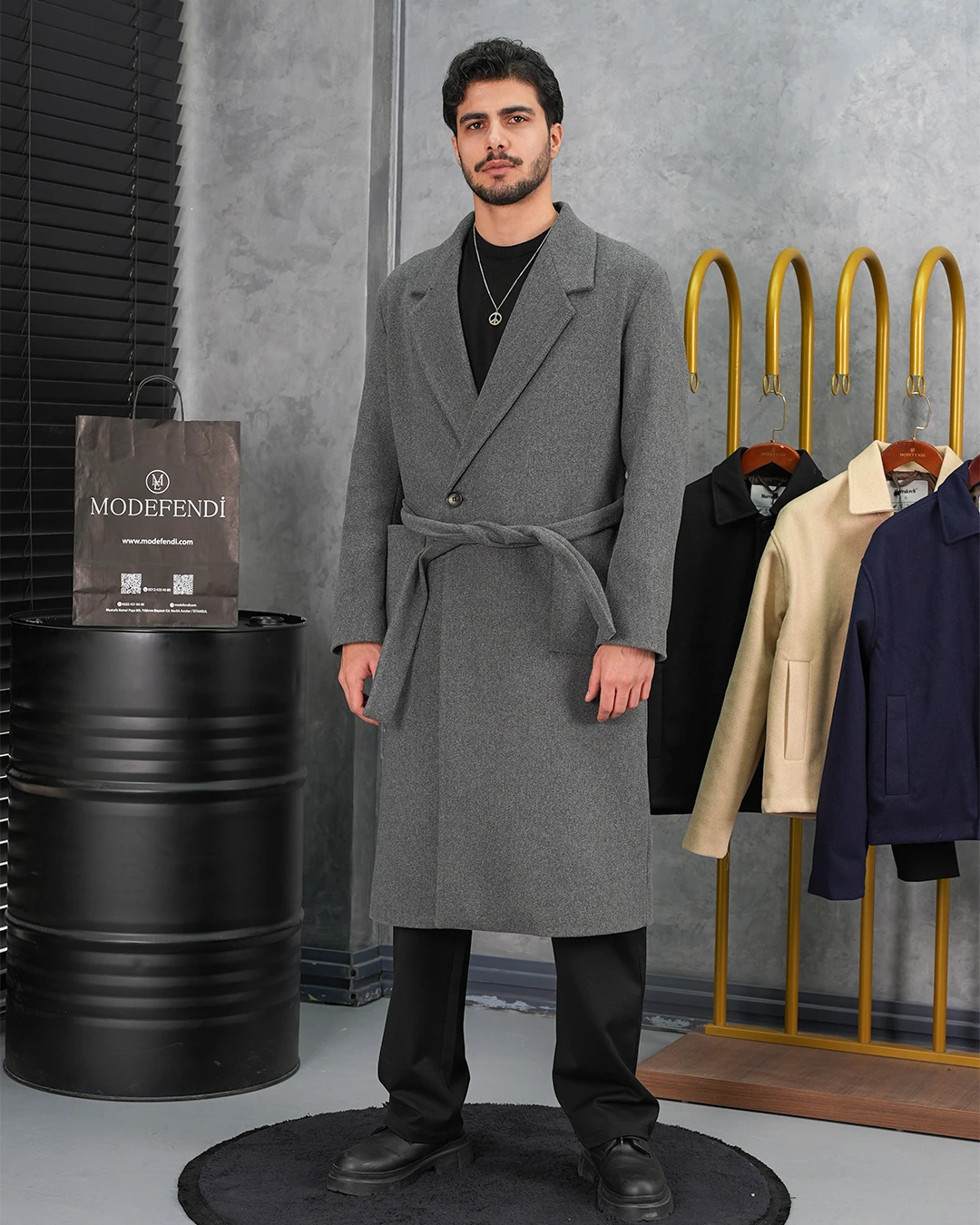 %60 Yün Oversize Torba Cep Yüksek Kalite Oversize Kaban