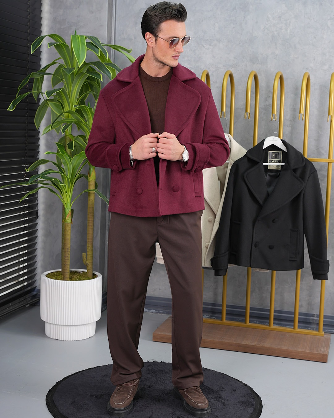 Yumuşak Dokulu Krep Model Kaşmir Ceket