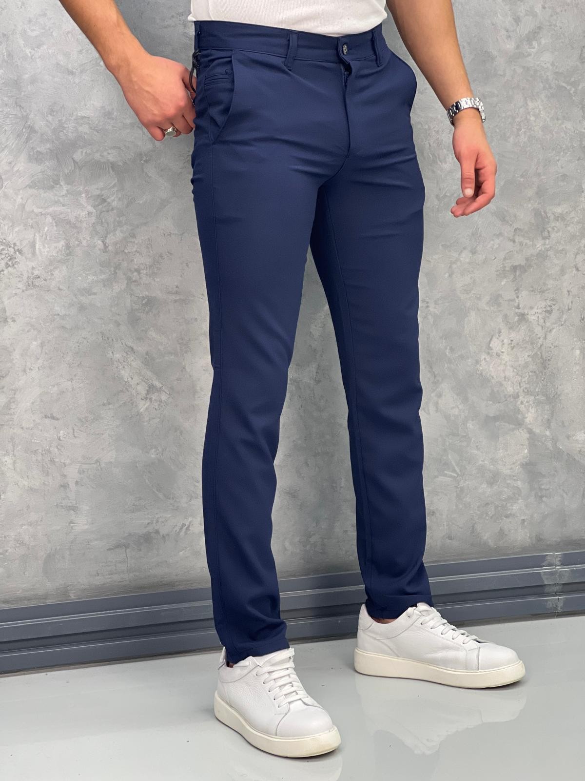 Slim Fit İtalyan Kesim Kumaş Pantolon