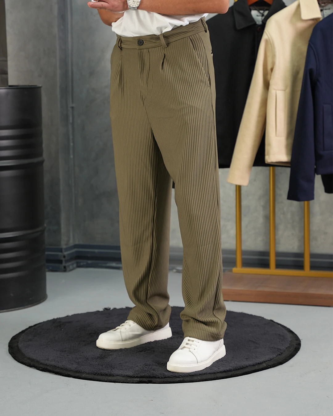 Fitil Desen Baggy Pantolon