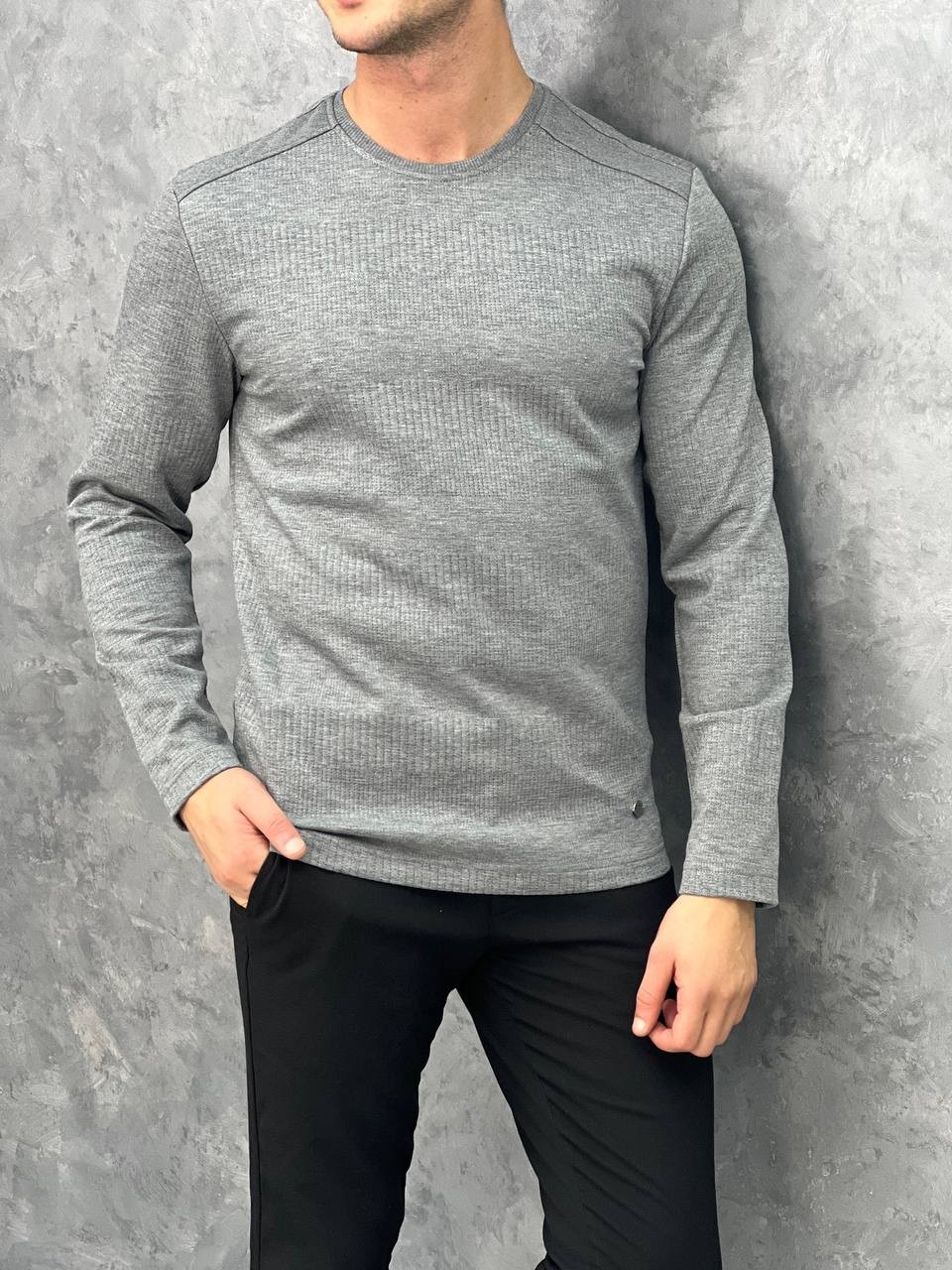 Slim Fit İtalyan Kesim Pamuk Sweatshırt