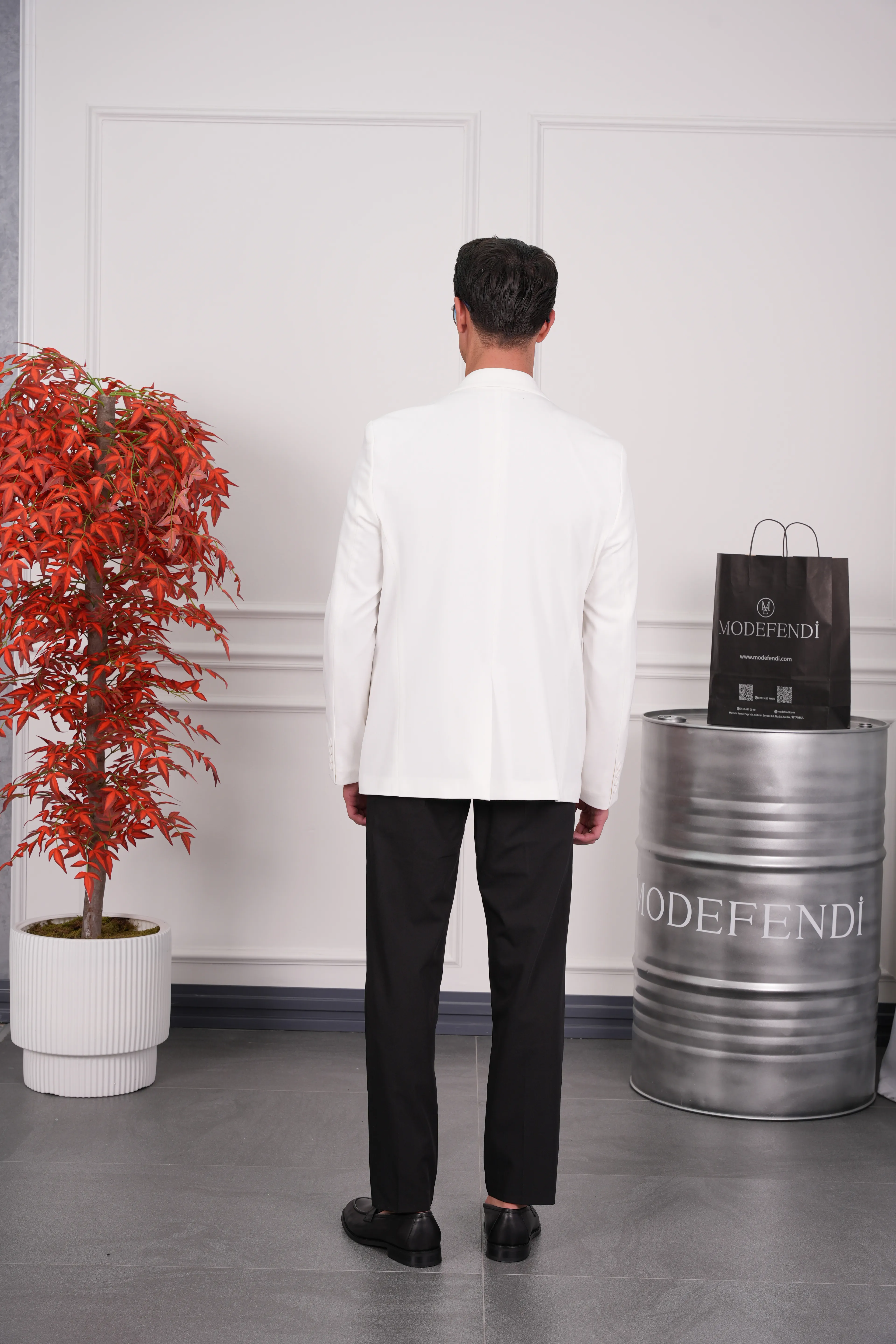 2 Düğme Detaylı Oversize Kesim Ceket