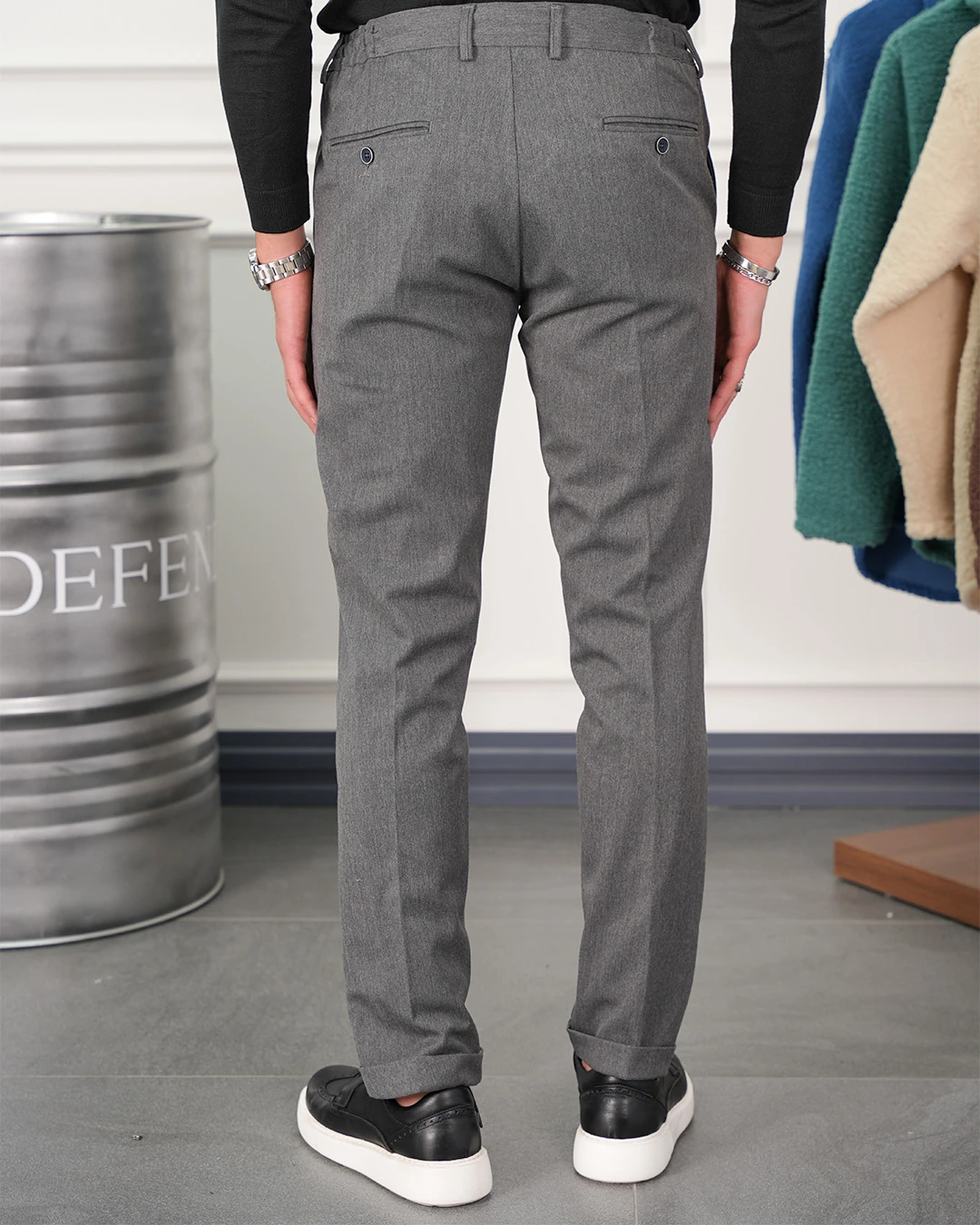 Pamuk Likra Slim Fit Jogger Pantolon