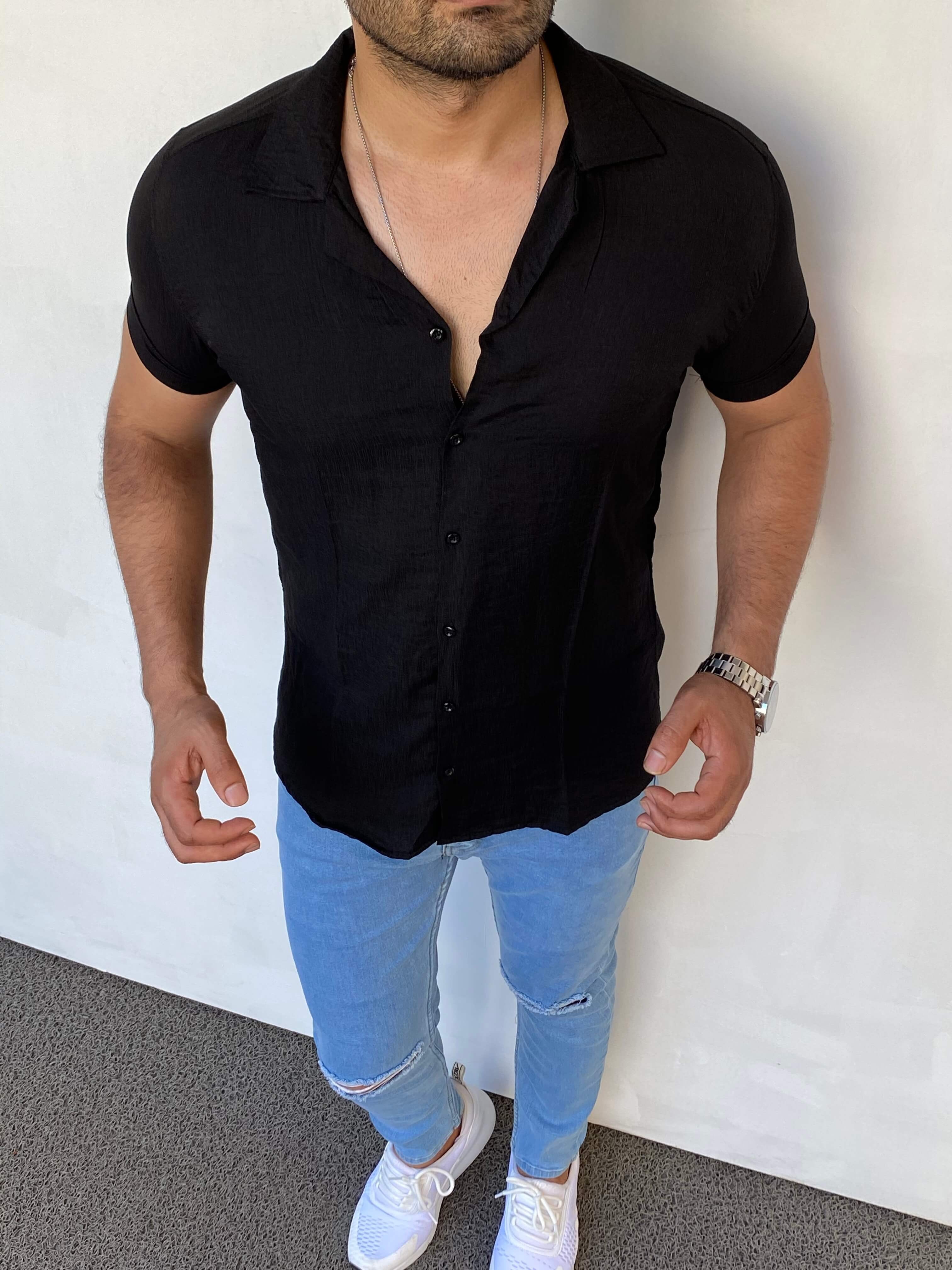 Slim Fit İtalyan Kesim Hami Keten  Gömlek
