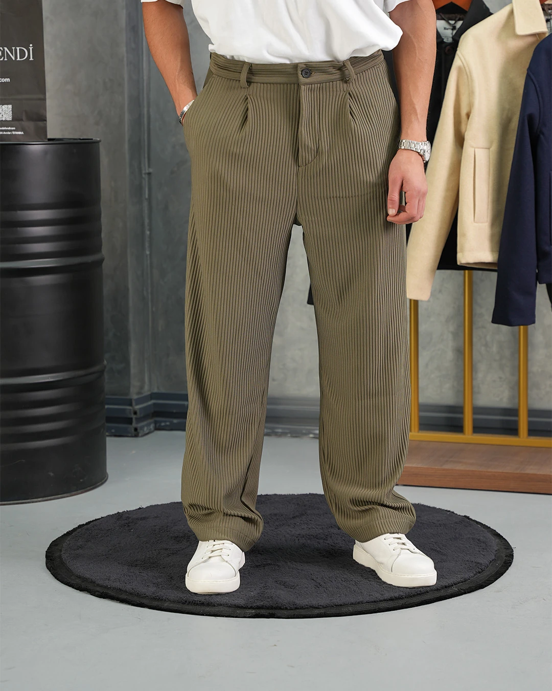 Fitil Desen Baggy Pantolon