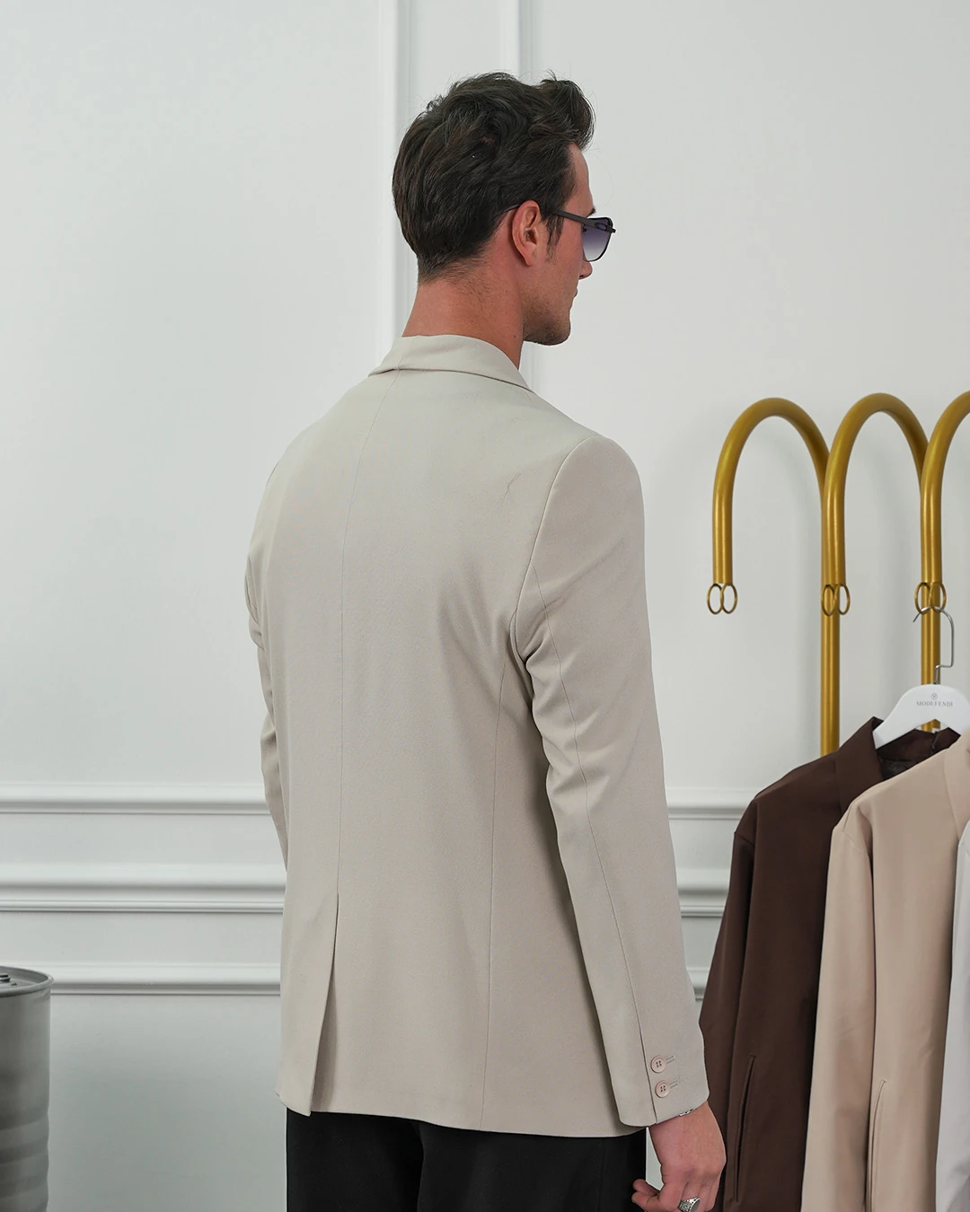 Şal Yaka Kuşak Detaylı Blazer Ceket