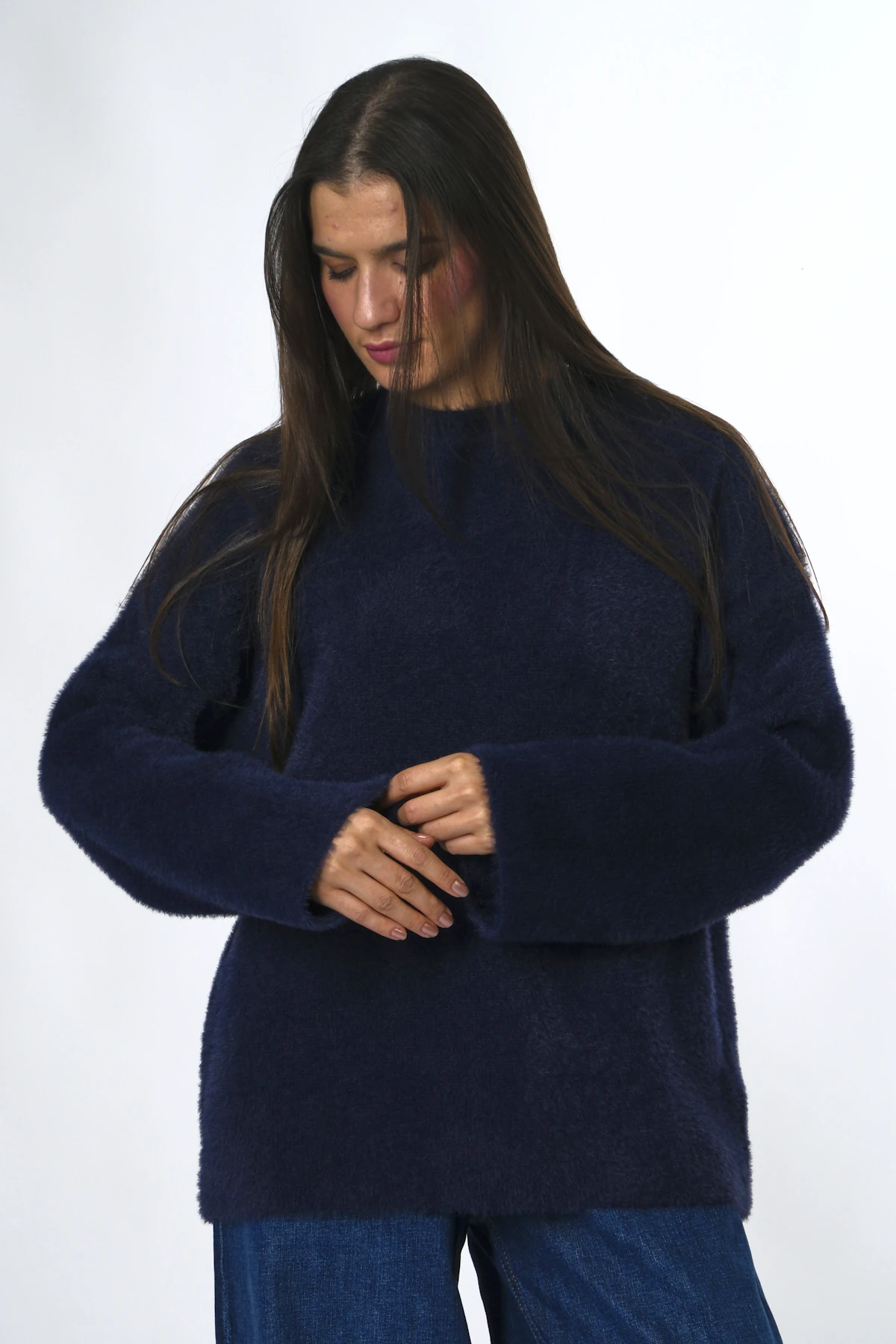 Abbra Kadın Triko Yumoş Kazak