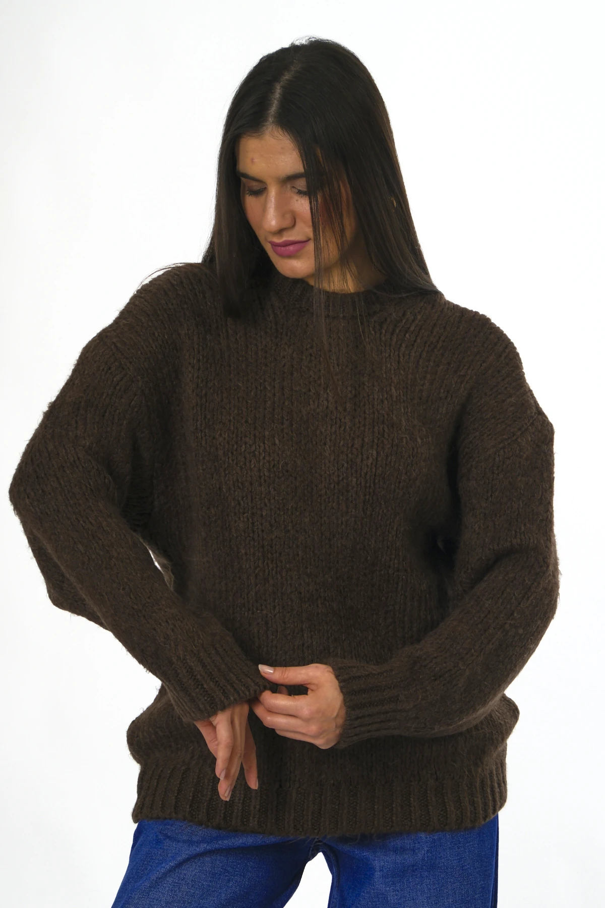 Abbra Kadın Uzun Kollu Kazak