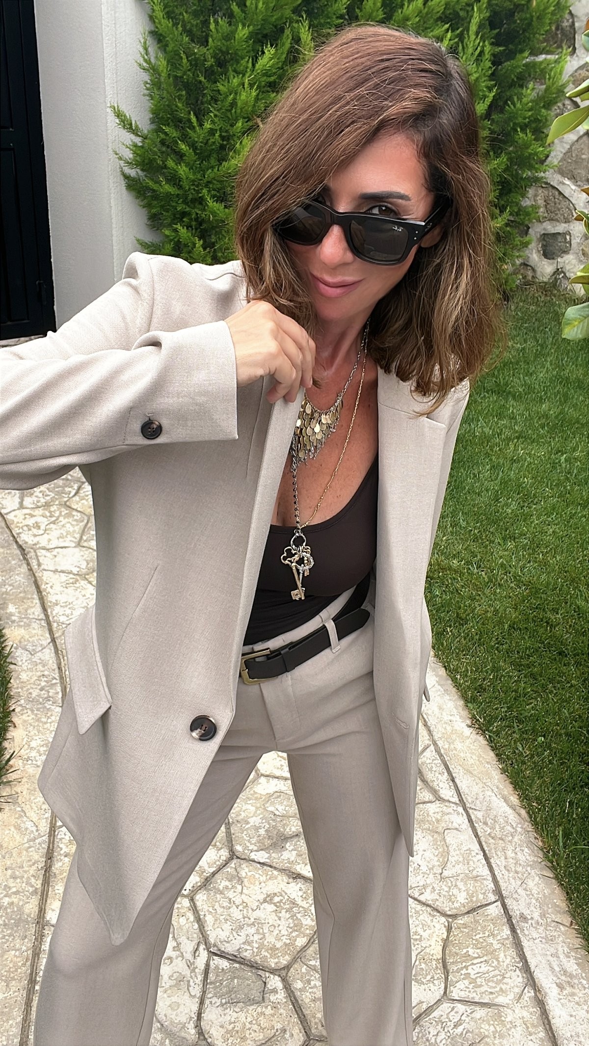 Abbra Kadın Regular Fit Blazer Ceket 
