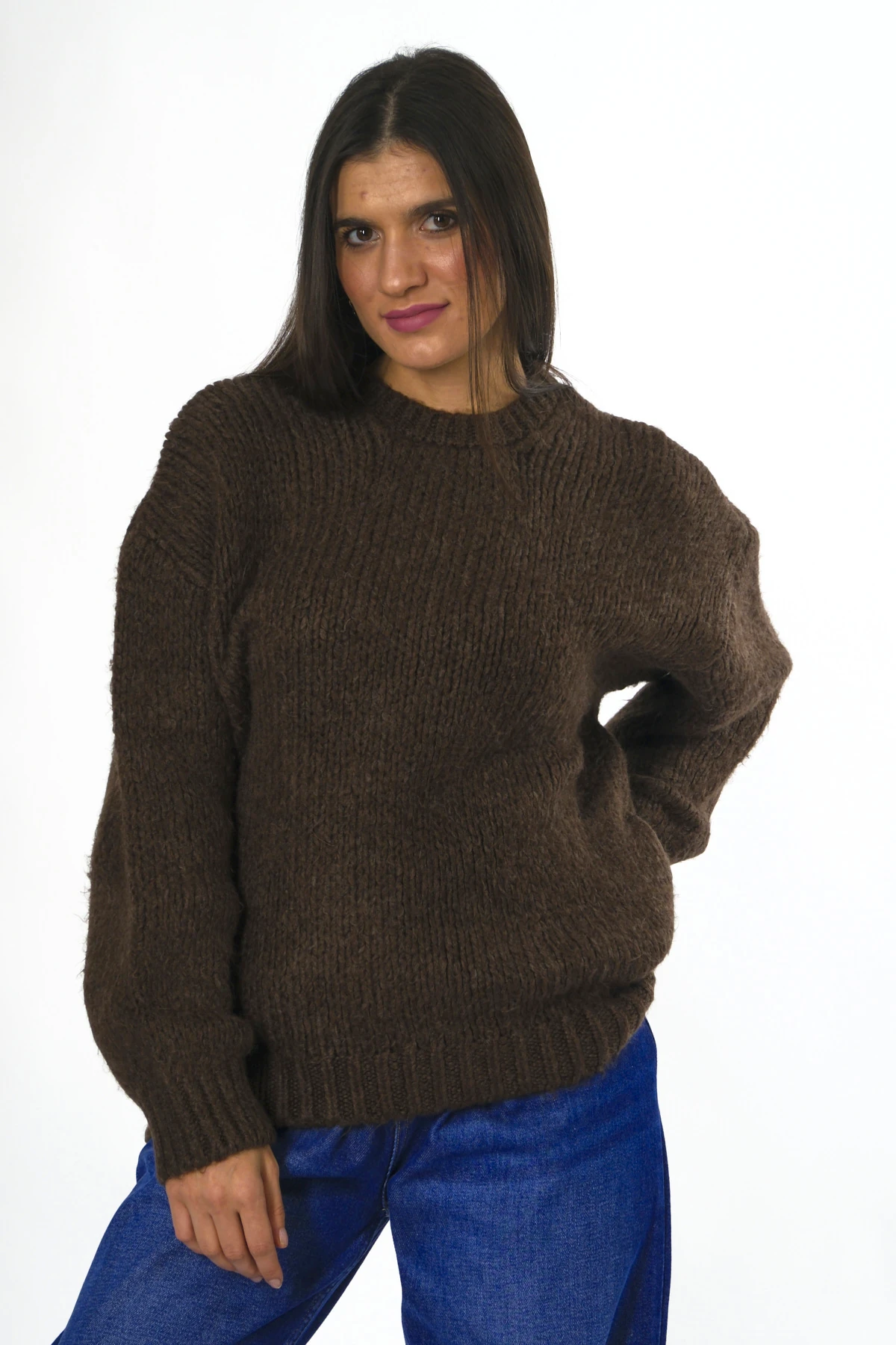 Abbra Kadın Uzun Kollu Kazak