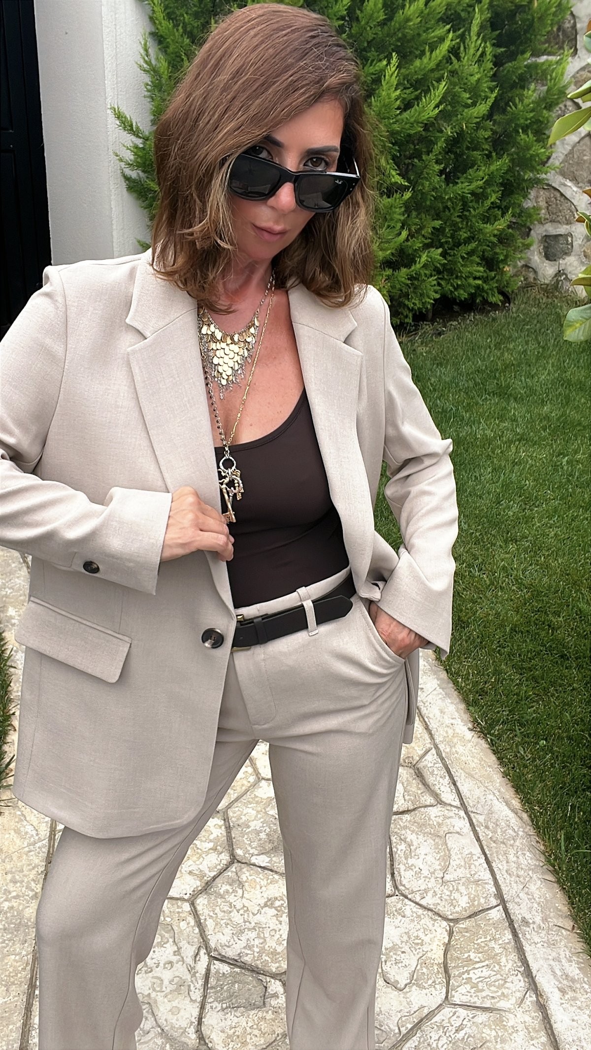 Abbra Kadın Regular Fit Blazer Ceket 