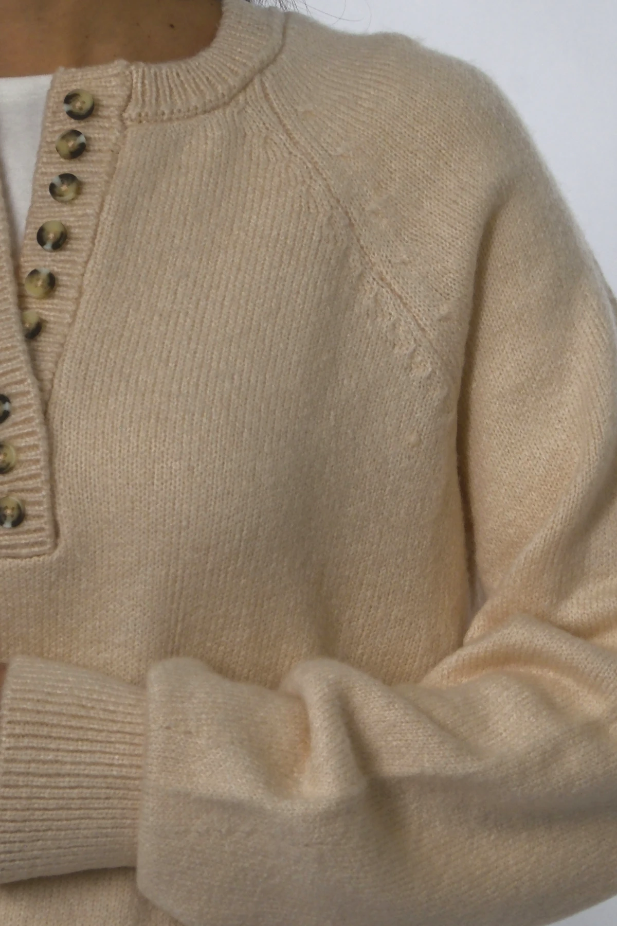 Abbra Kadın Patlı Düğmeli Kazak