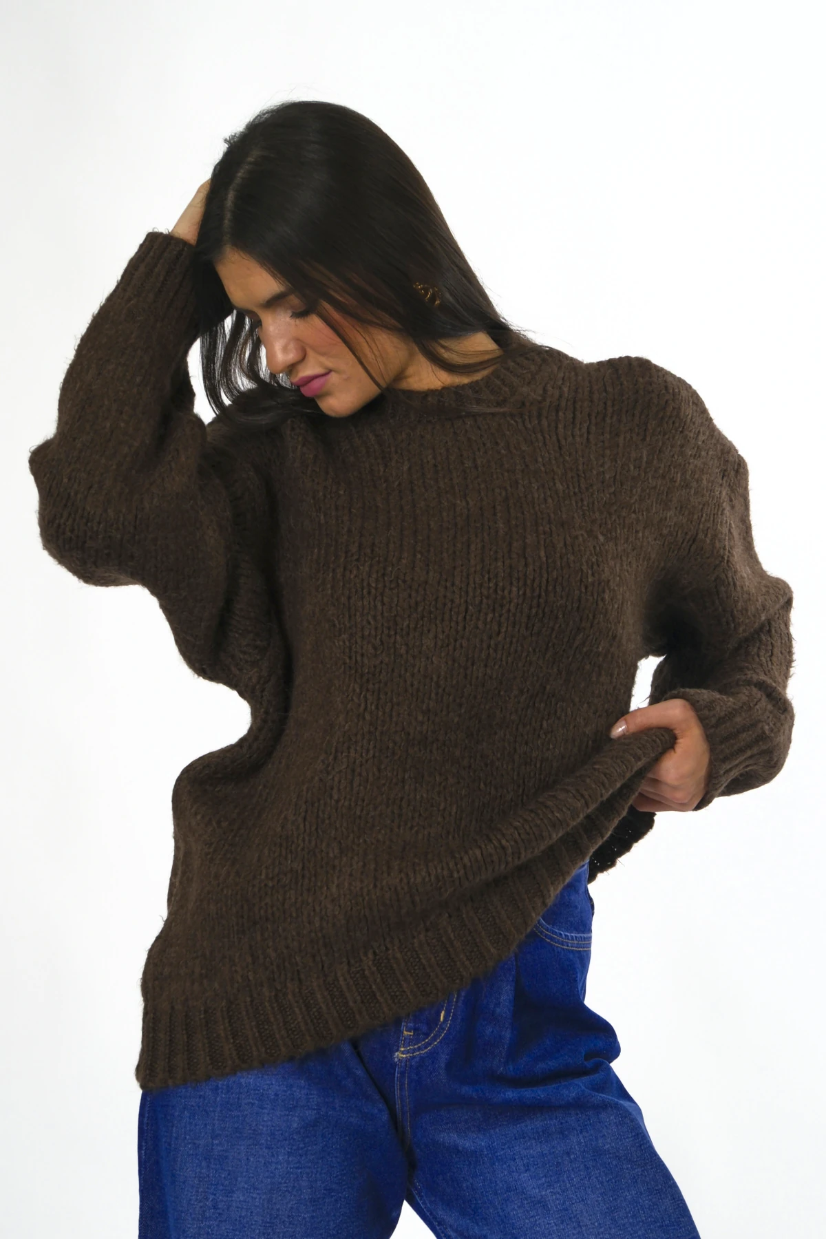 Abbra Kadın Uzun Kollu Kazak