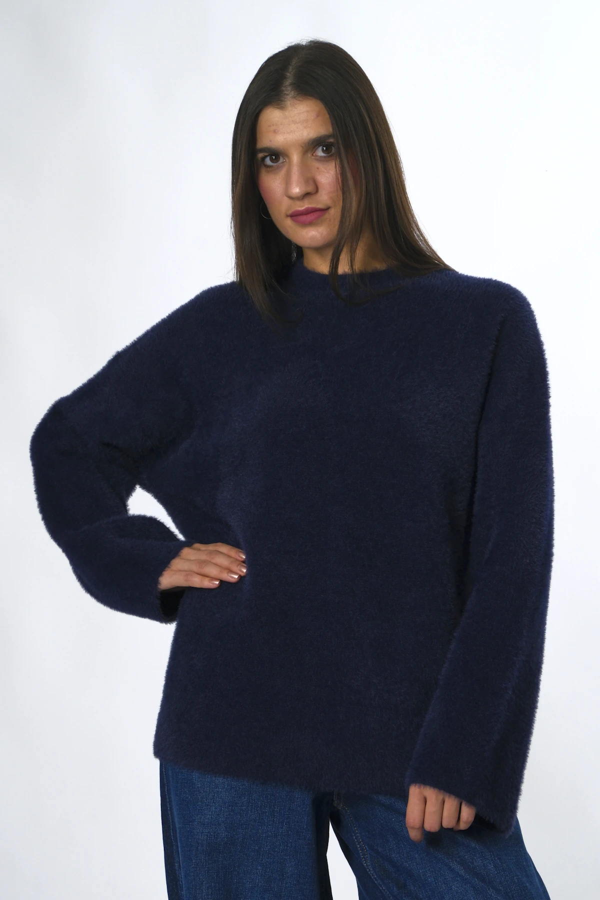 Abbra Kadın Triko Yumoş Kazak