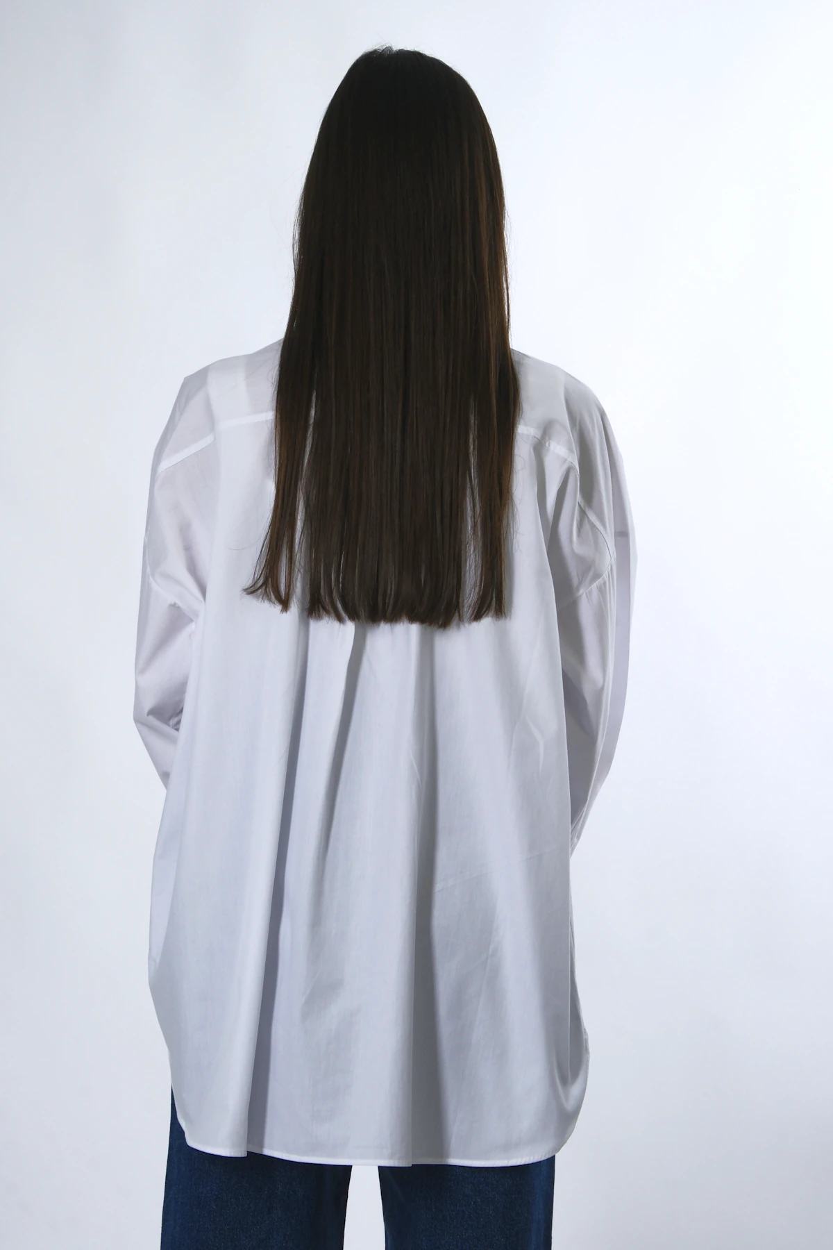 Abbra Kadın %100 Pamuk Poplin Gömlek