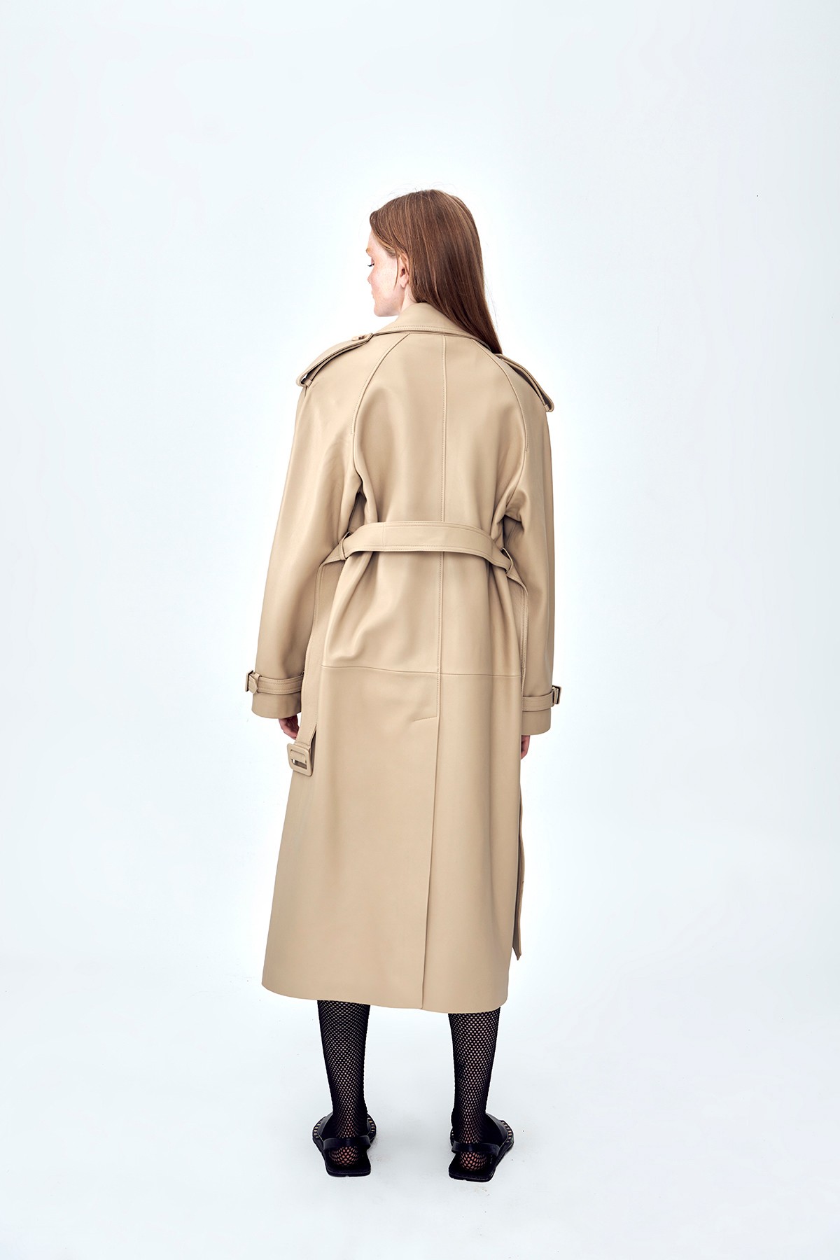 NOTTINGHAM Leather Trench Coat